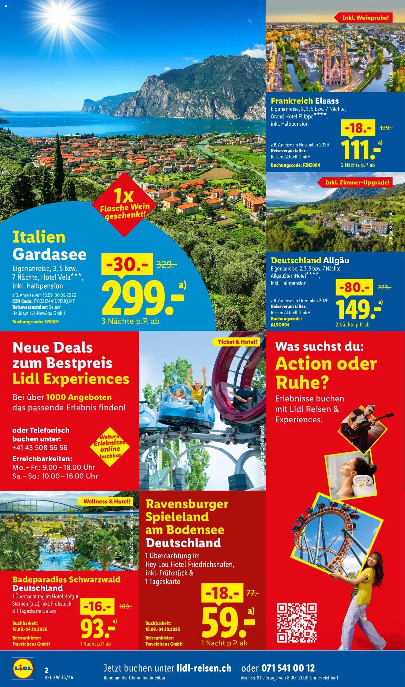 Lidl aktionen Ferien mit Lidl Reisen