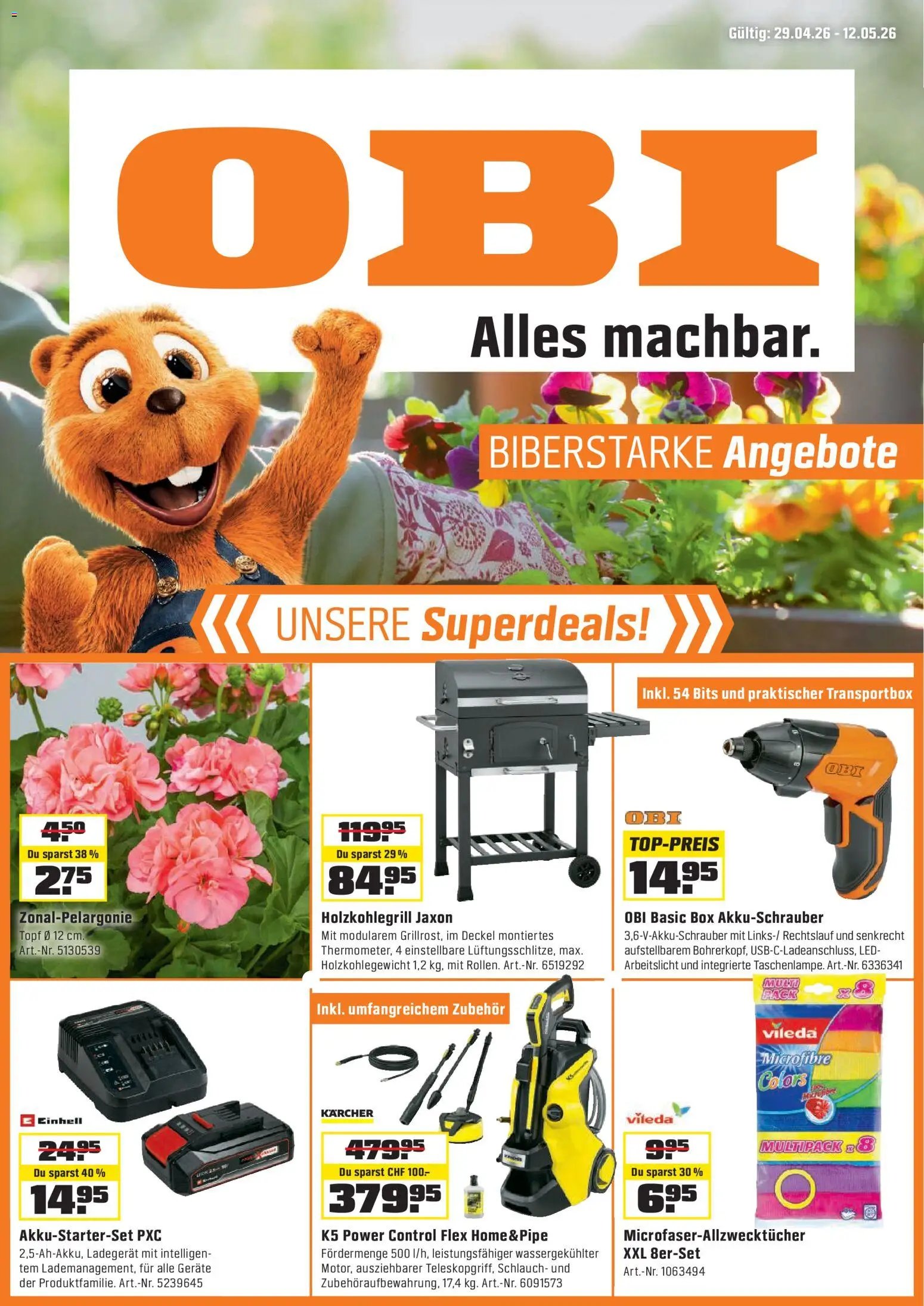 OBI - ALLES MACHBAR. BIBERSTARKE ANGEBOTE. (2026-04-28 - 2026-05-12) | 1