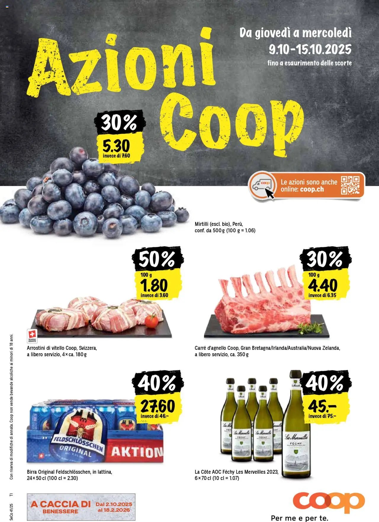 Coop - Una settimana di azioni (2025-10-09 - 2025-10-15)