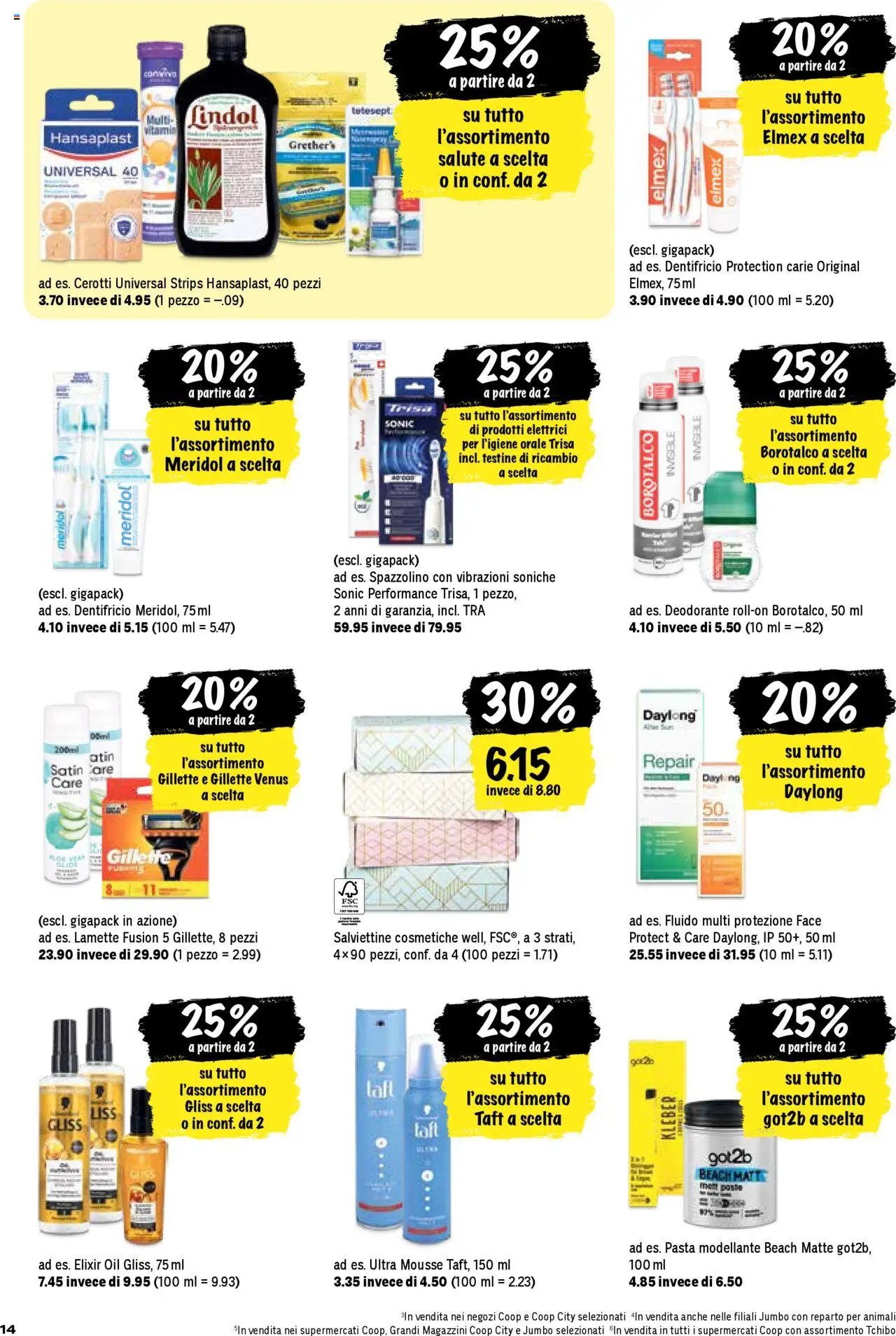 Coop - Una settimana di azioni (2025-10-09 - 2025-10-15)