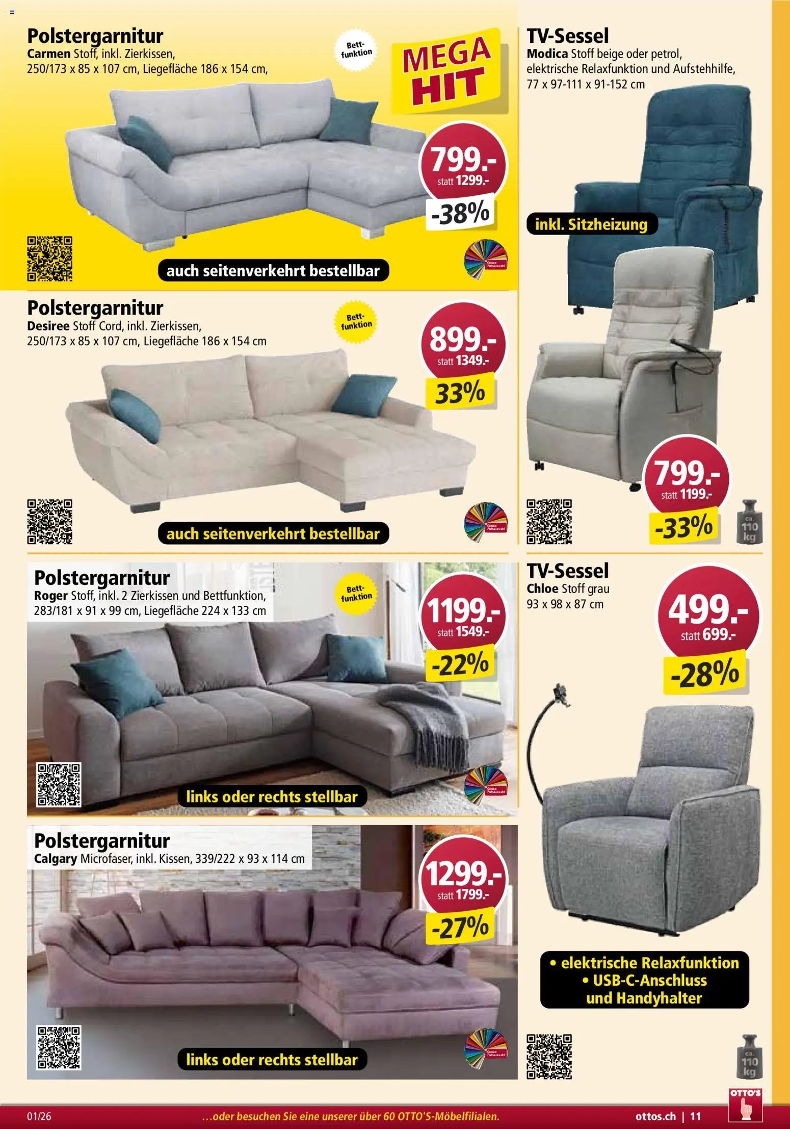 Otto's Aktionen Möbelflyer (2026-01-01 - 2026-02-28)