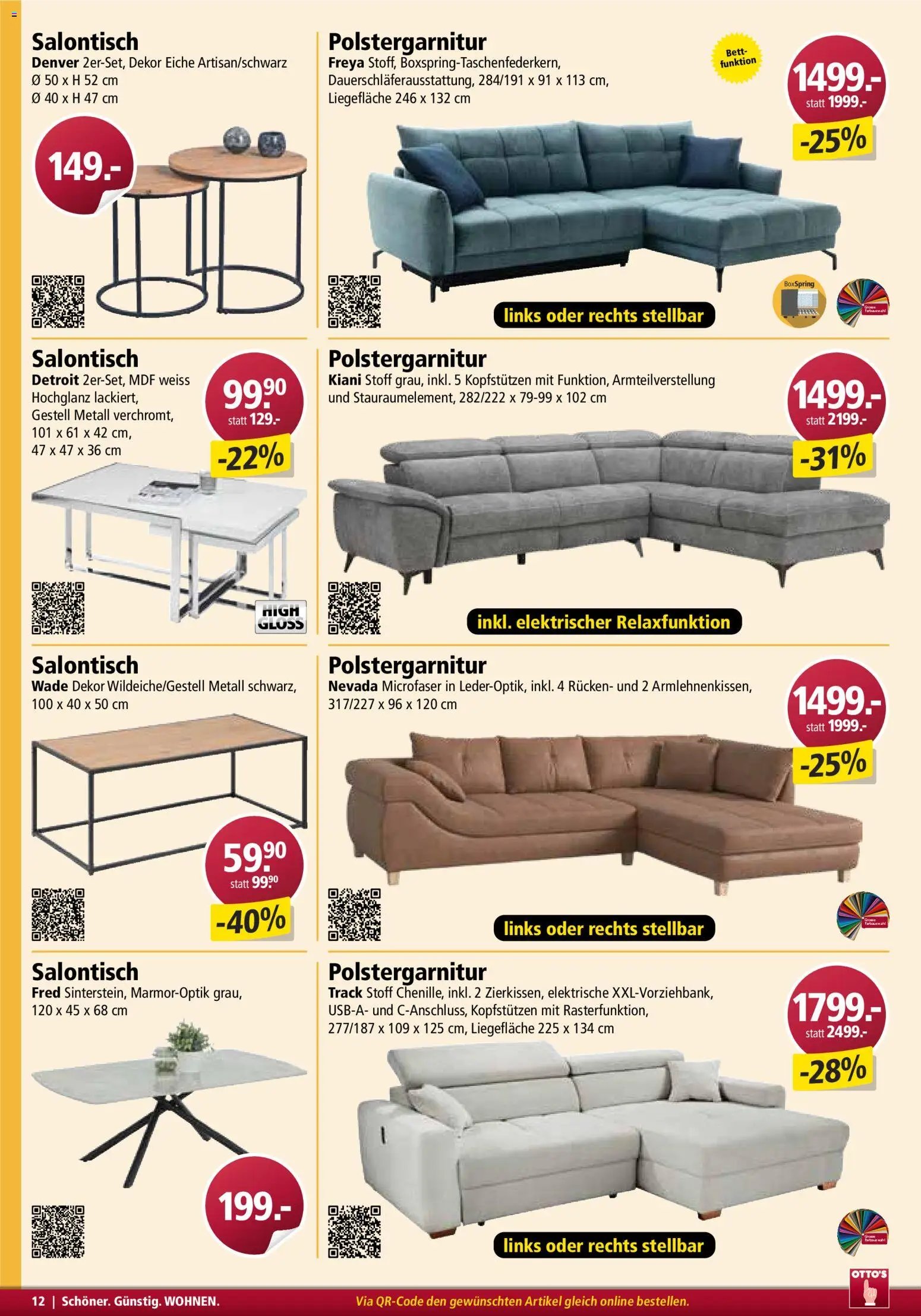 Otto's Aktionen Möbelflyer (2026-01-01 - 2026-02-28)