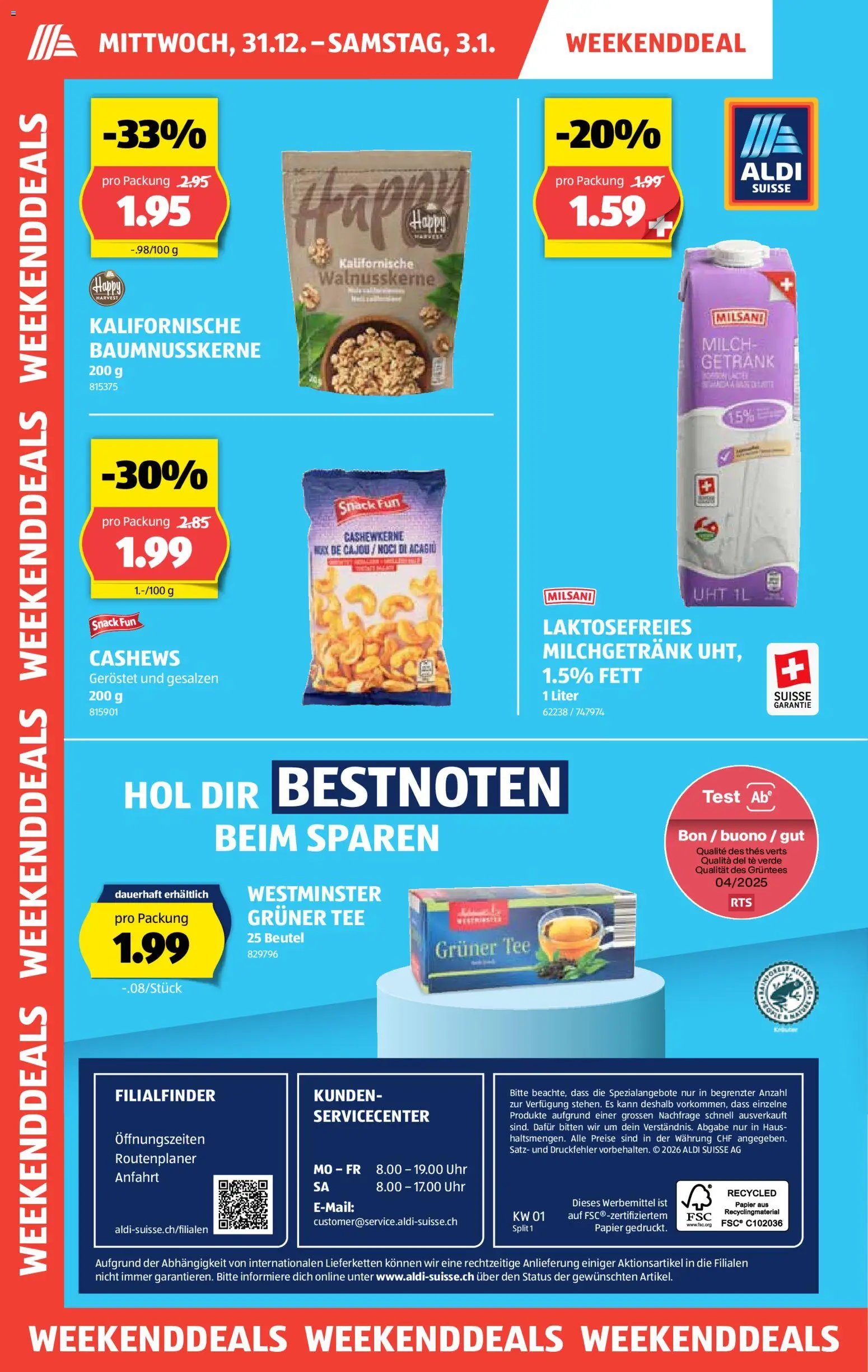 Aldi Aktionen (2025-12-31 - 2026-01-07)