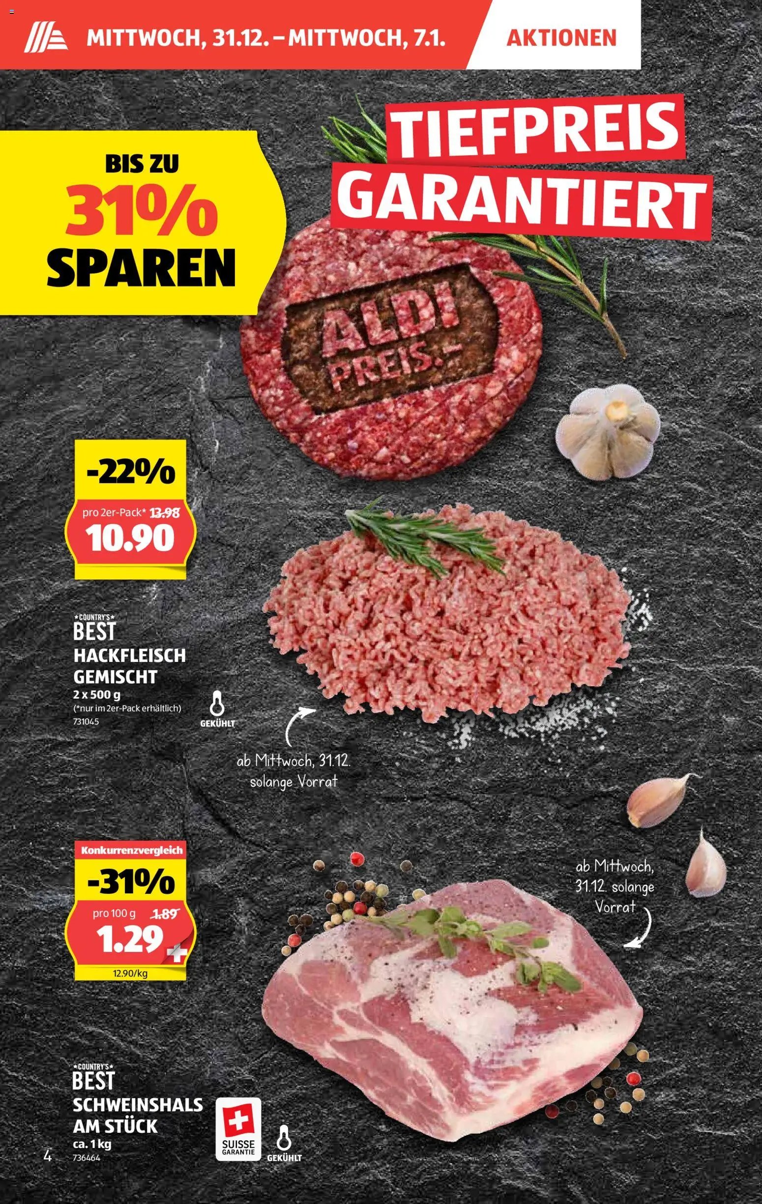 Aldi Aktionen (2025-12-31 - 2026-01-07)