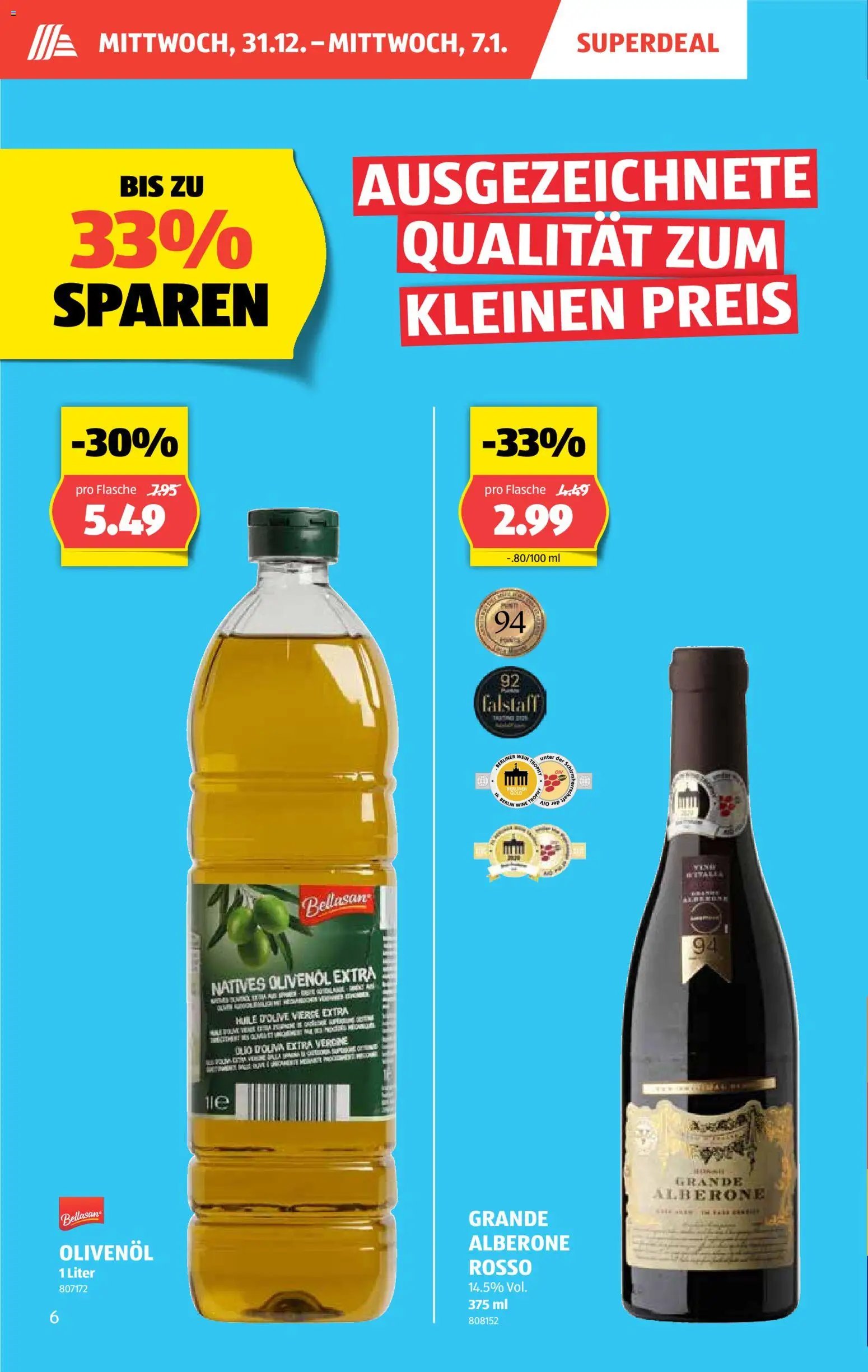 Aldi Aktionen (2025-12-31 - 2026-01-07)