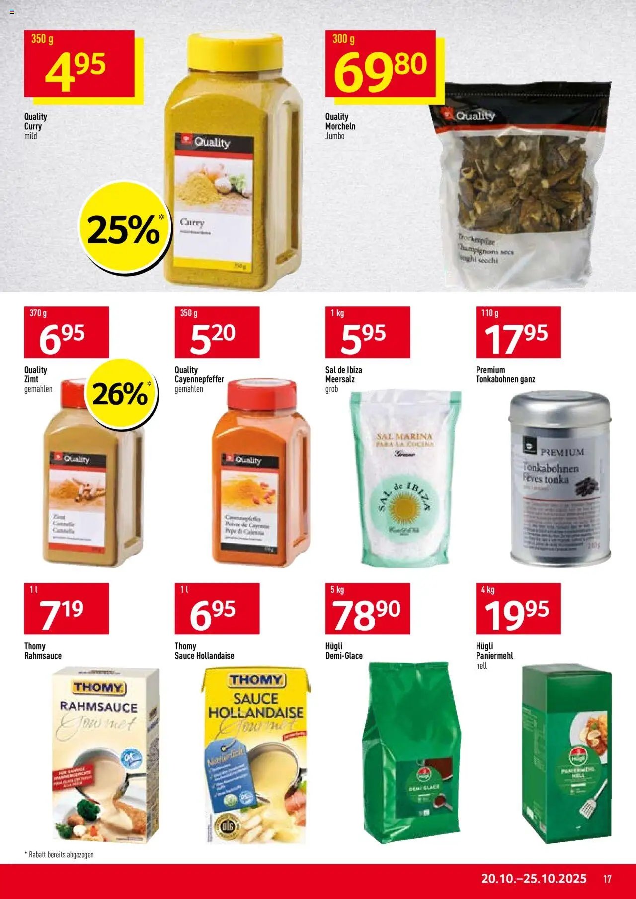 Prodega Aktionen (2025-10-20 - 2025-10-25)