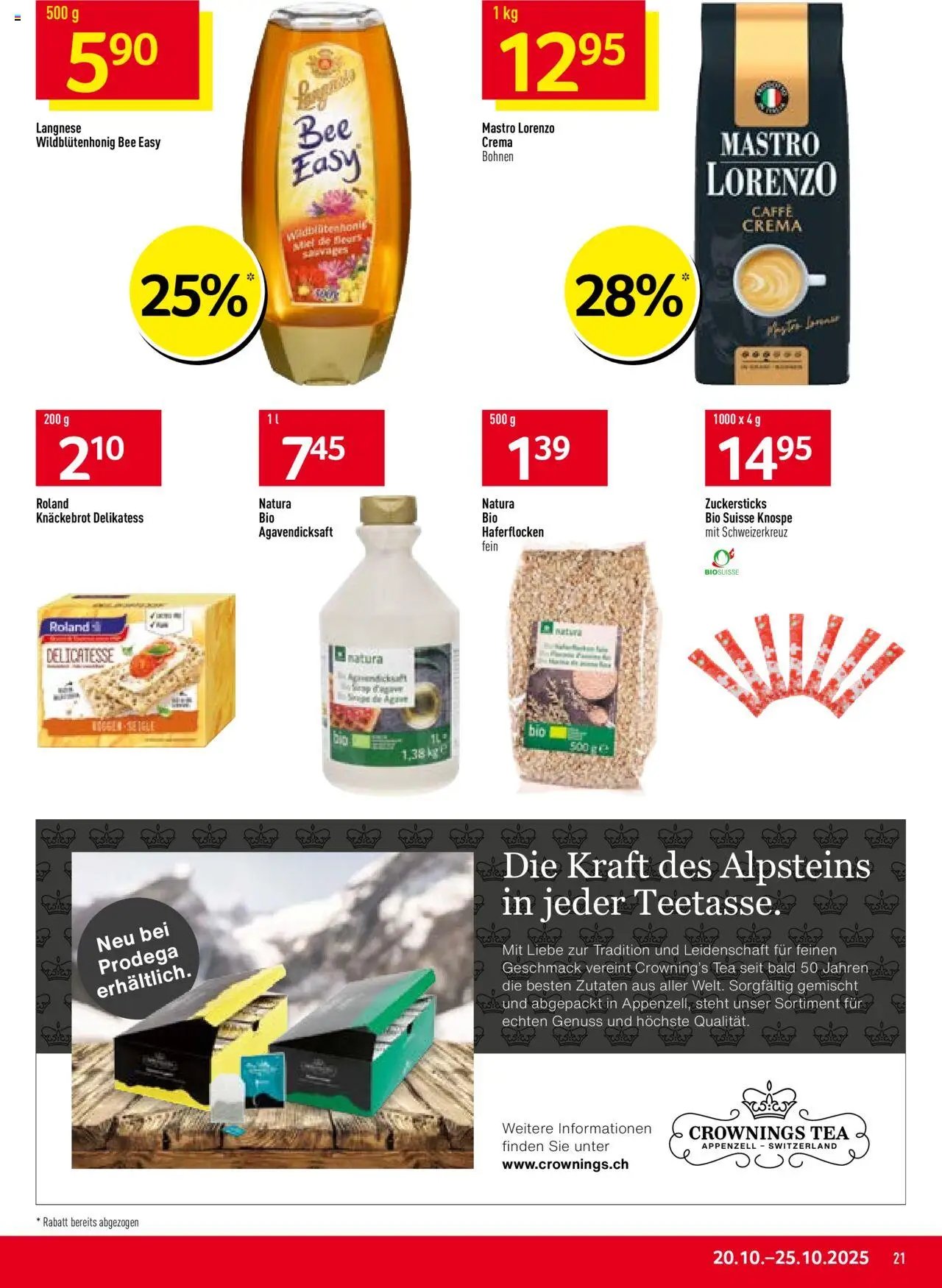 Prodega Aktionen (2025-10-20 - 2025-10-25)