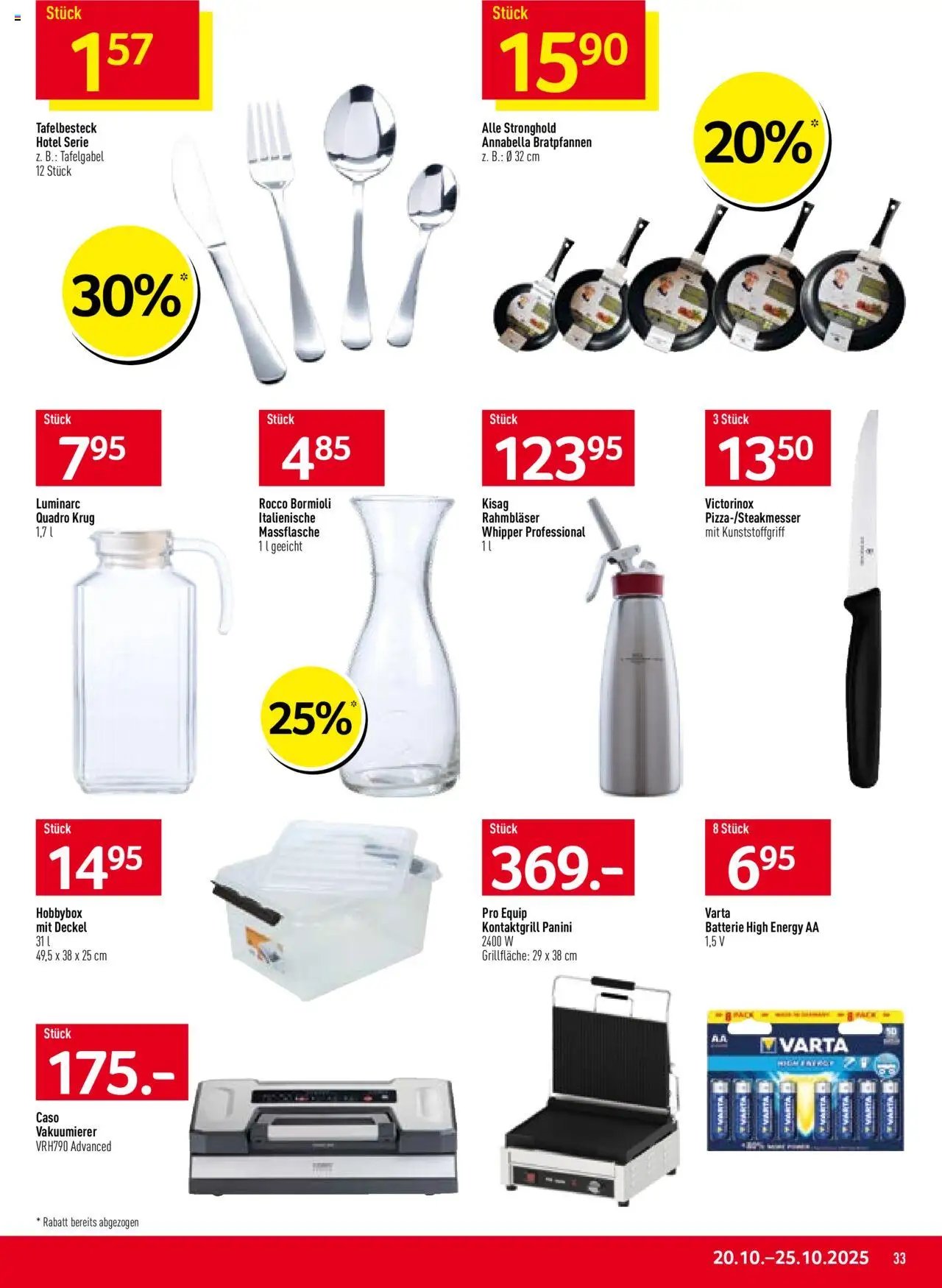 Prodega Aktionen (2025-10-20 - 2025-10-25)