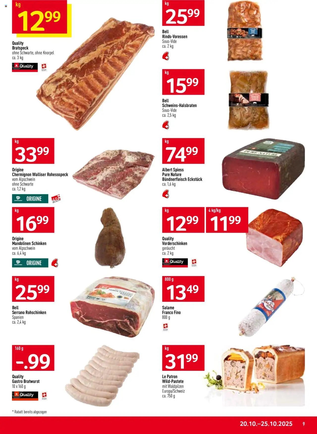 Prodega Aktionen (2025-10-20 - 2025-10-25)