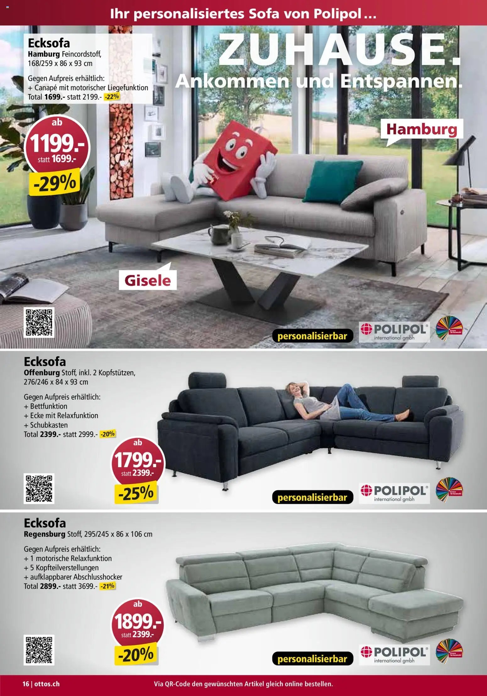 Otto's Aktionen Möbelflyer