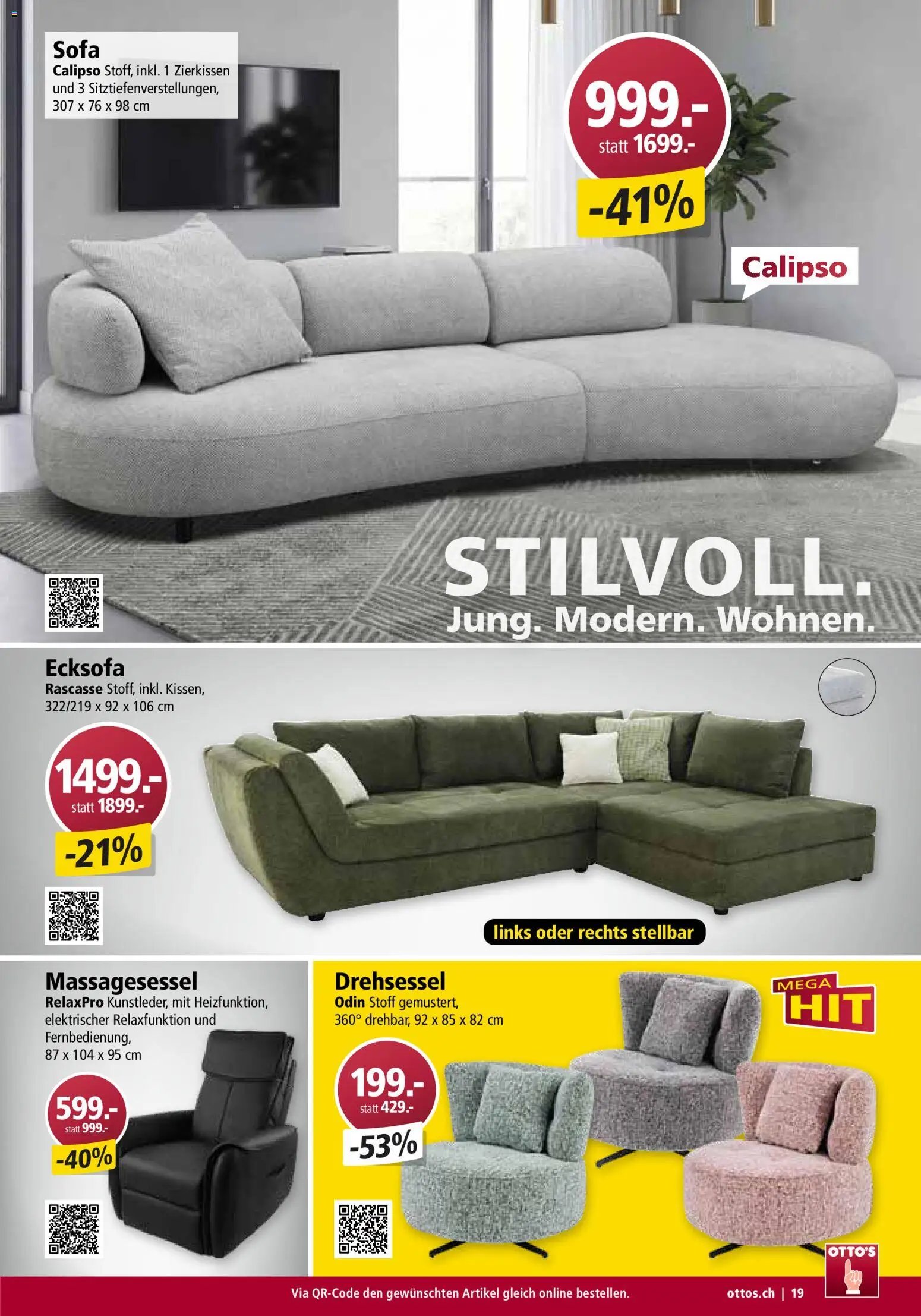 Otto's Aktionen Möbelflyer