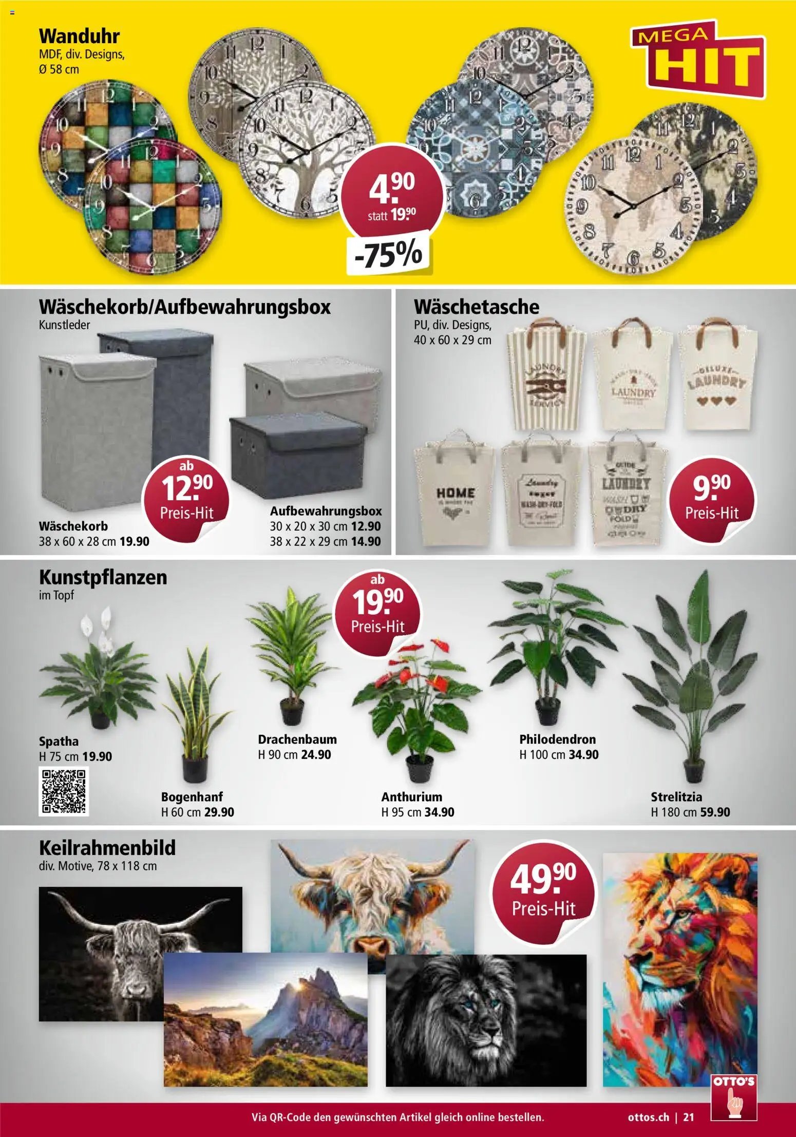 Otto's Aktionen Möbelflyer