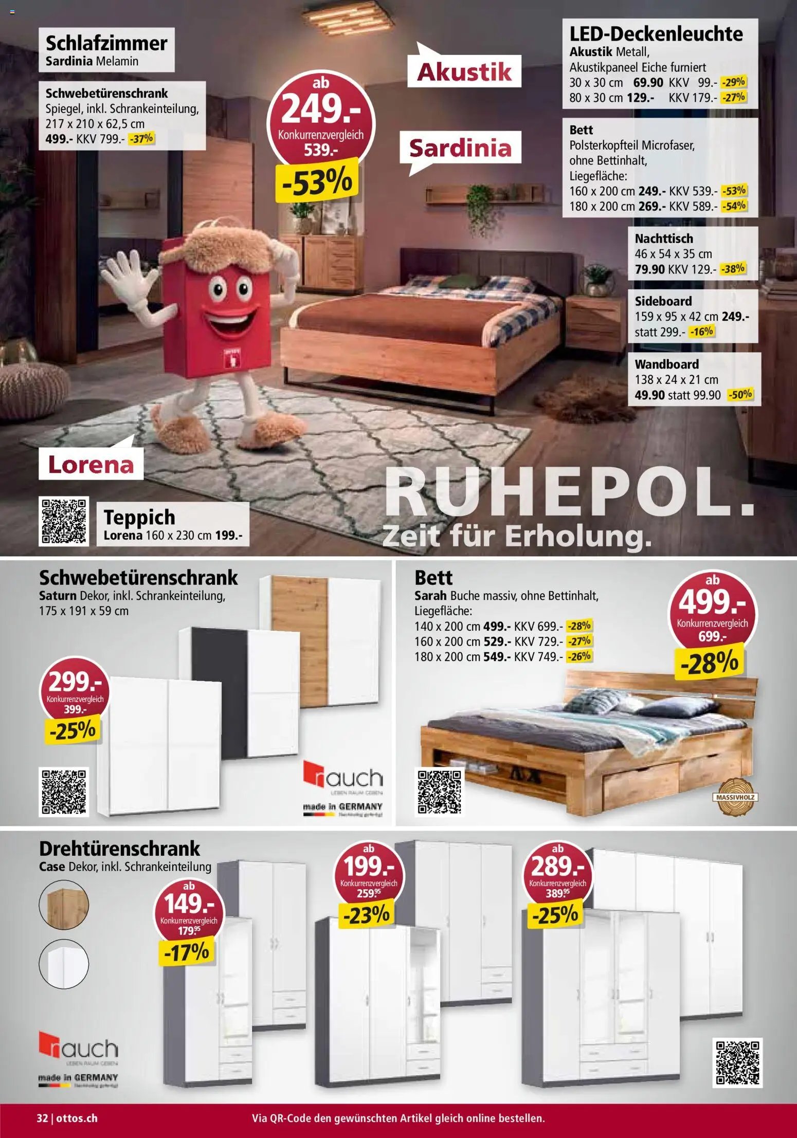 Otto's Aktionen Möbelflyer