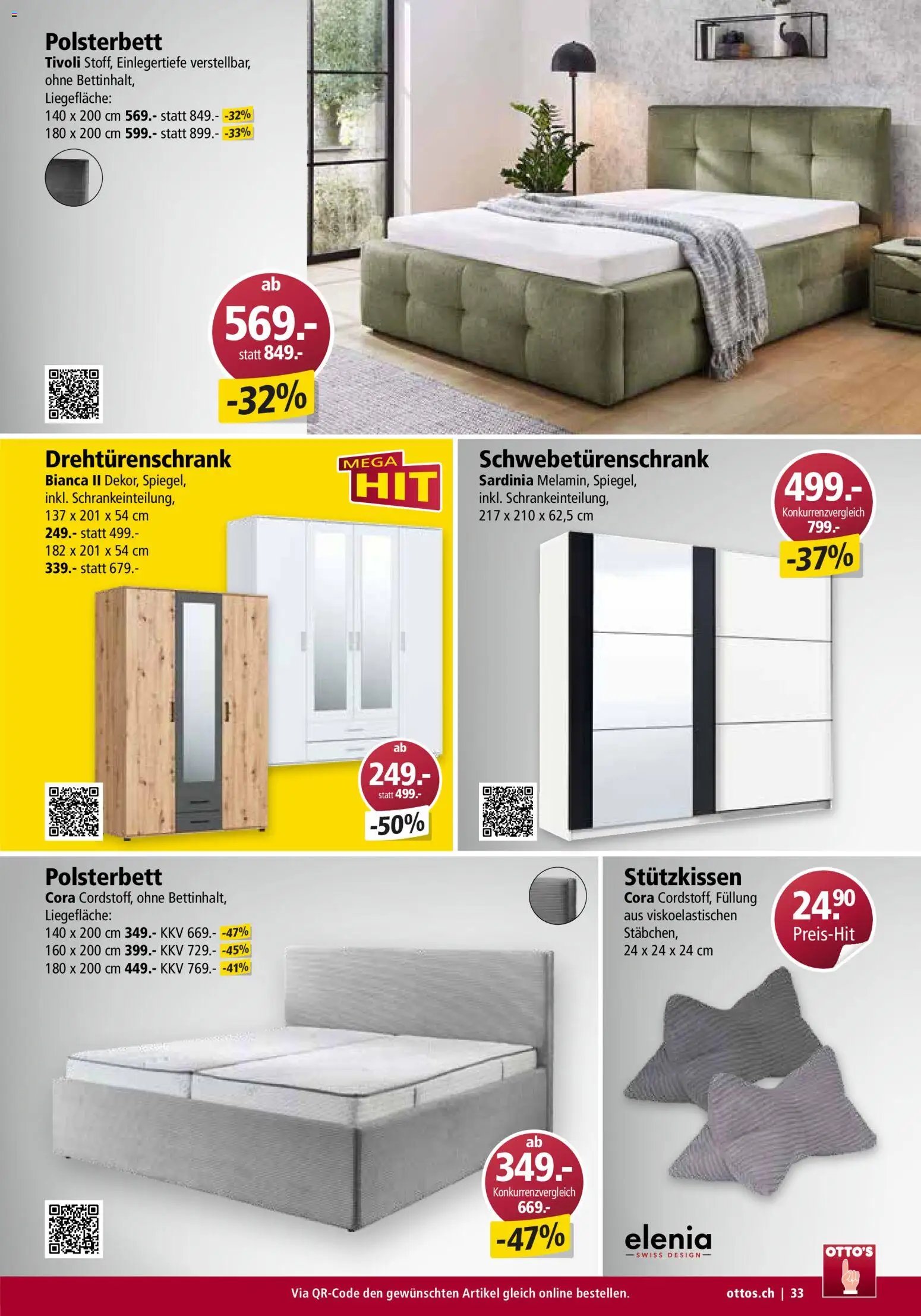 Otto's Aktionen Möbelflyer