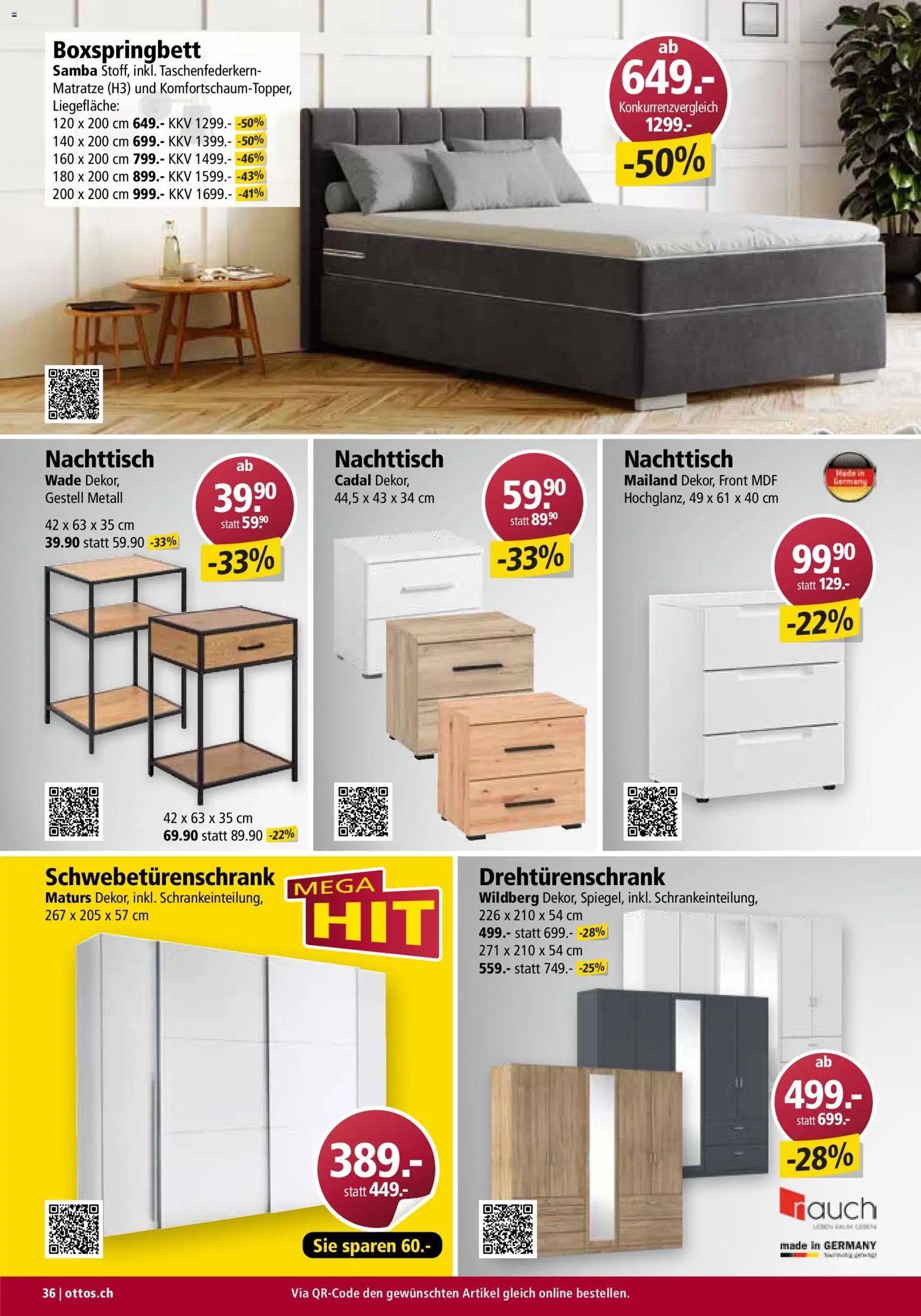 Otto's Aktionen Möbelflyer