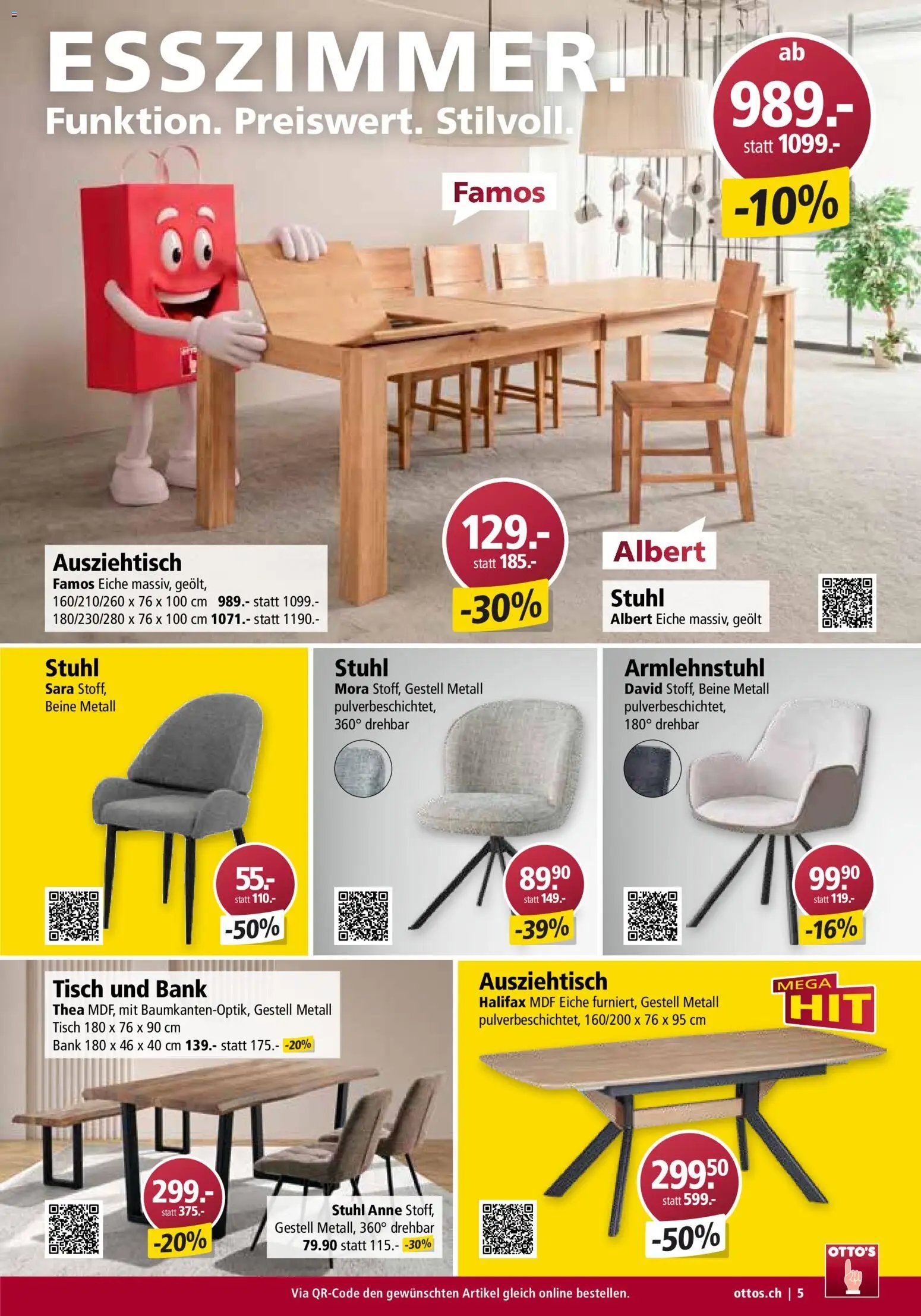 Otto's Aktionen Möbelflyer