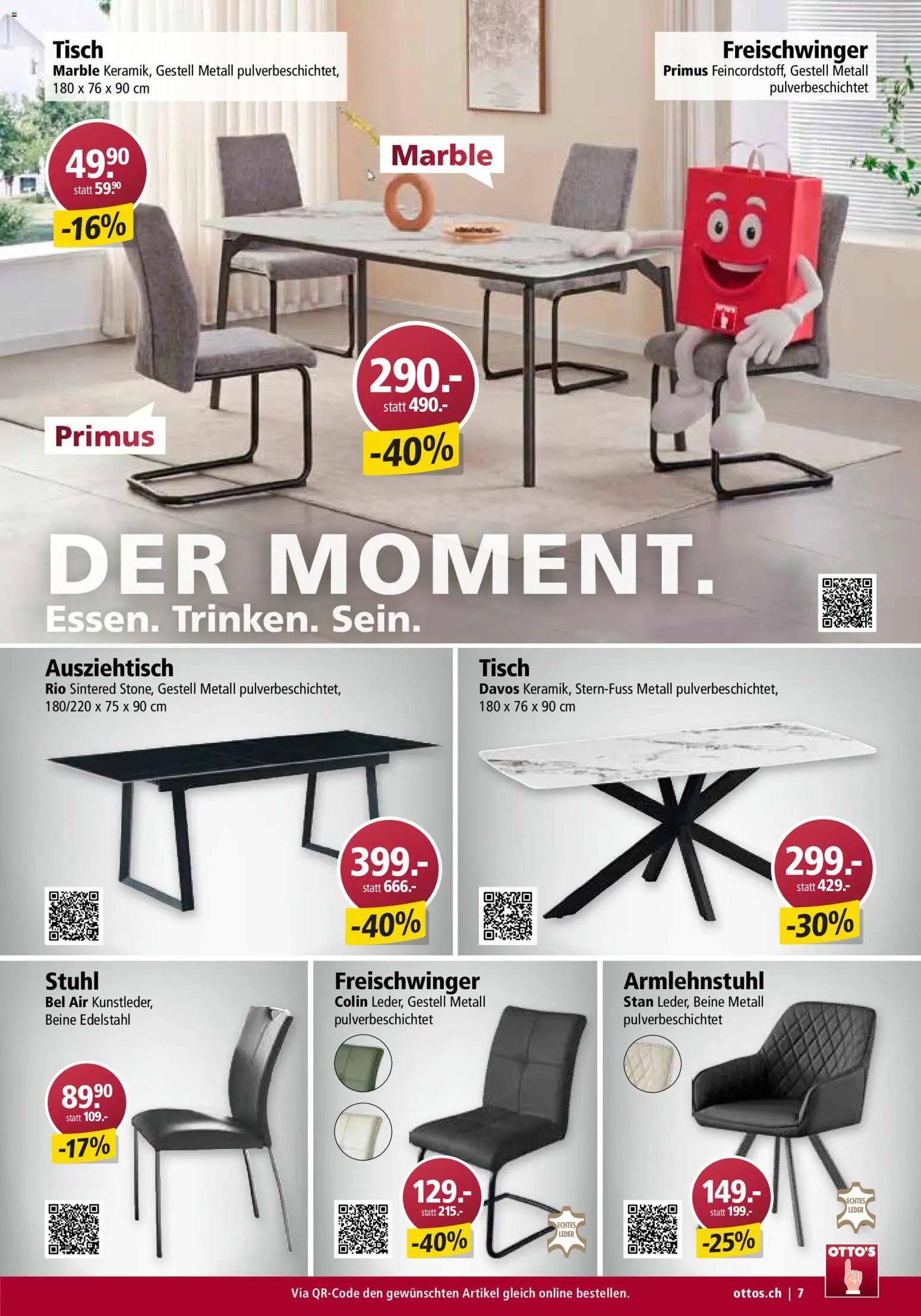 Otto's Aktionen Möbelflyer