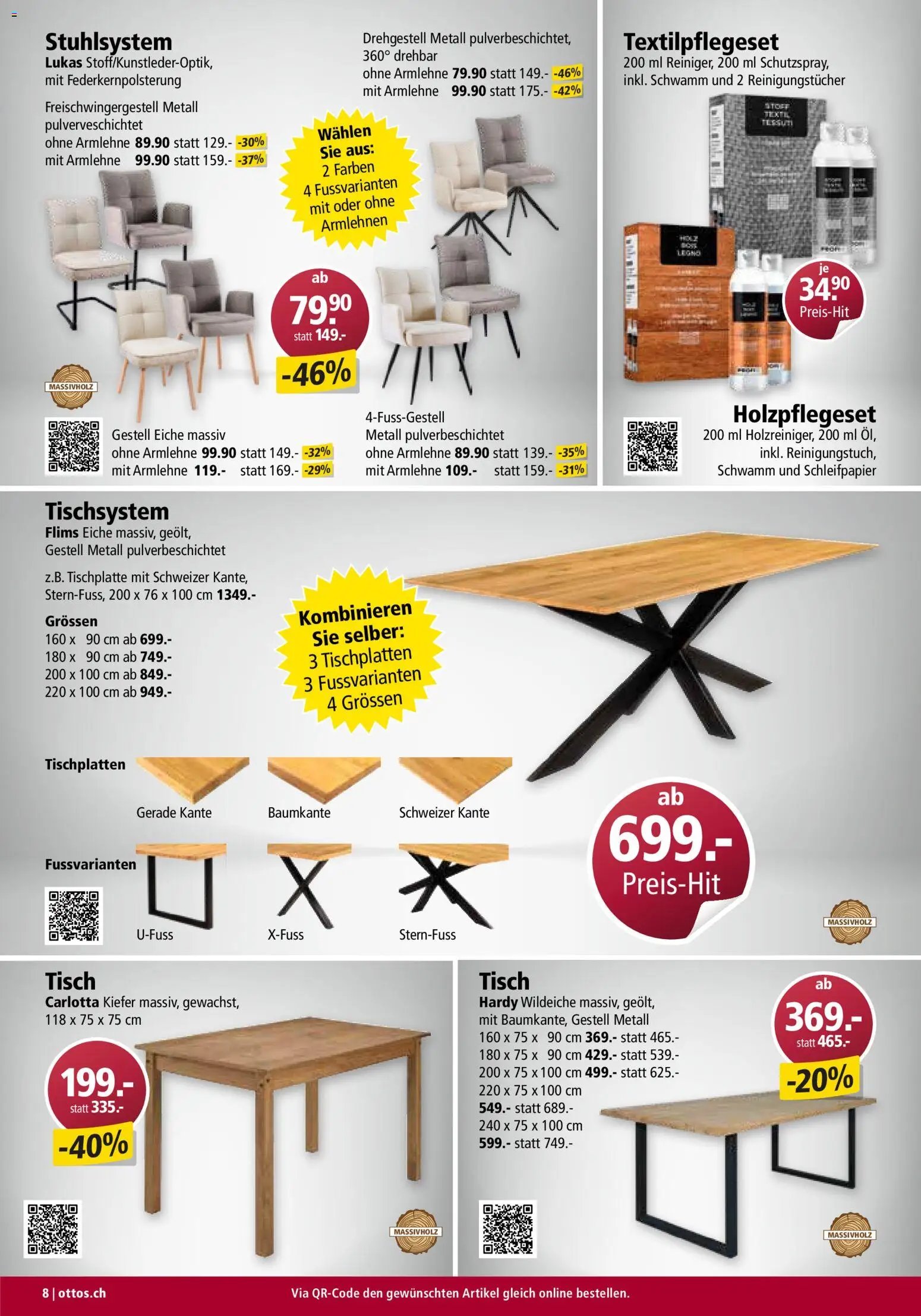 Otto's Aktionen Möbelflyer
