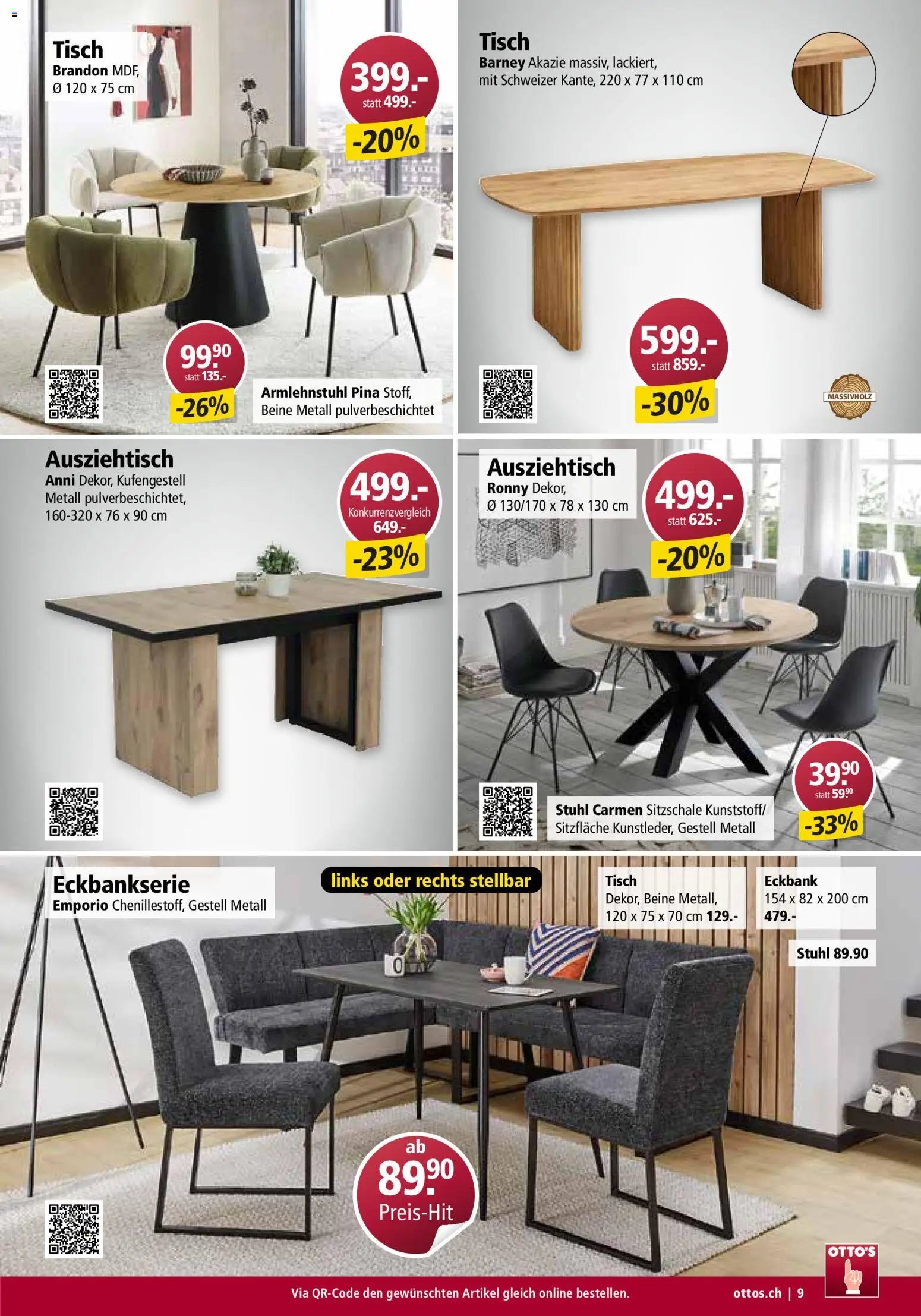 Otto's Aktionen Möbelflyer