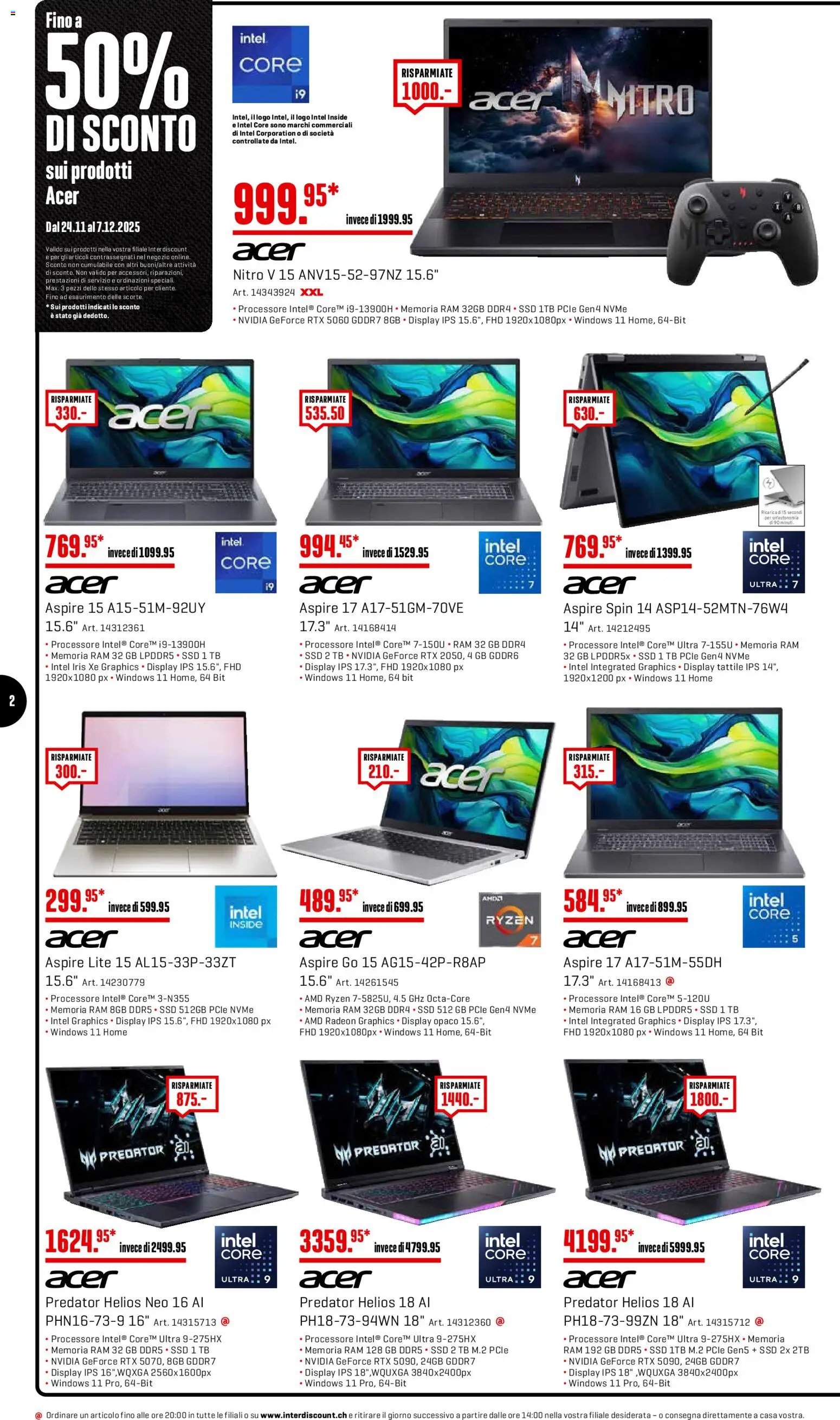 Interdiscount Black Friday IT (2025-11-24 - 2025-11-30) | 2