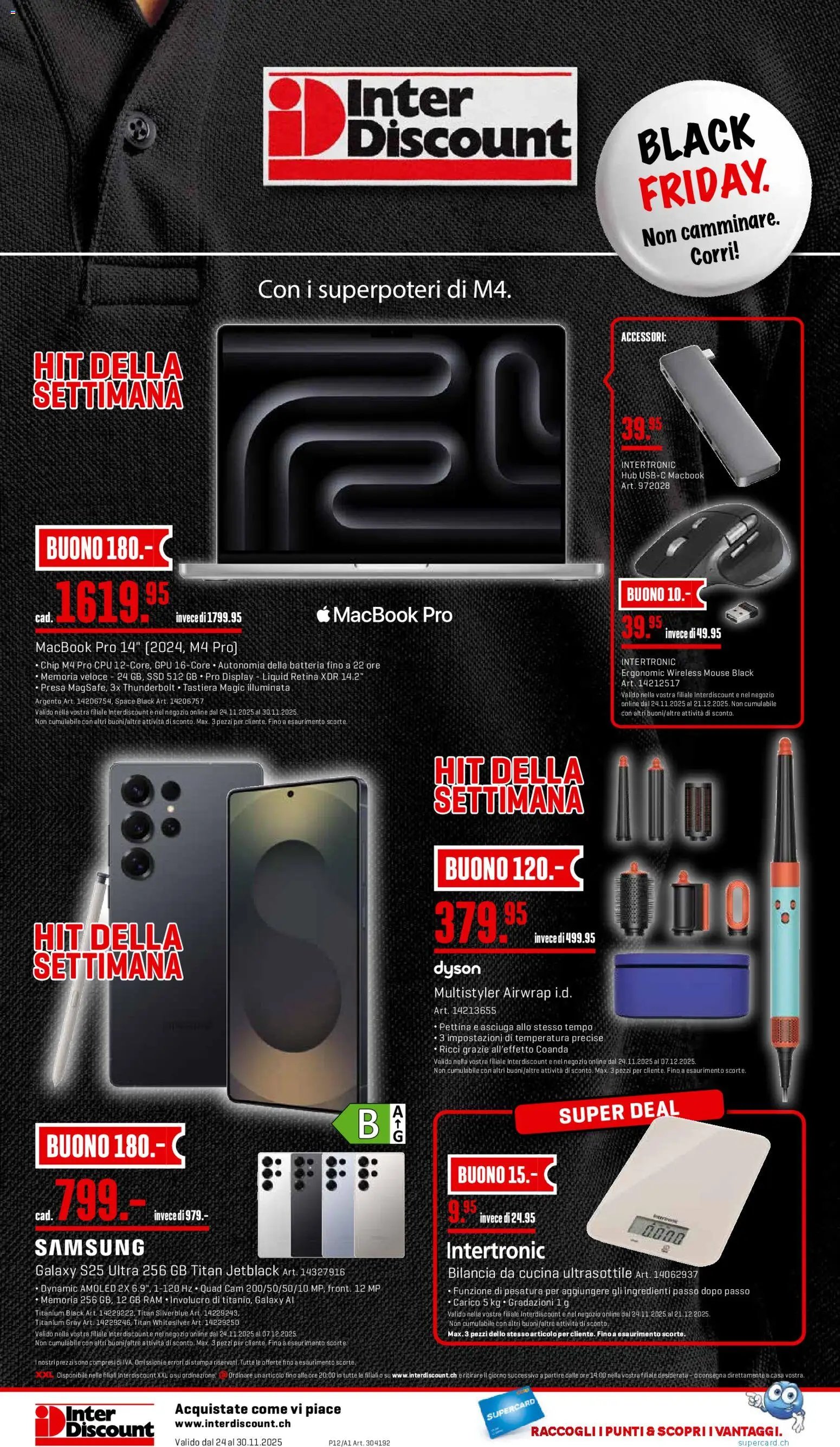 Interdiscount Black Friday IT (2025-11-24 - 2025-11-30) | 24