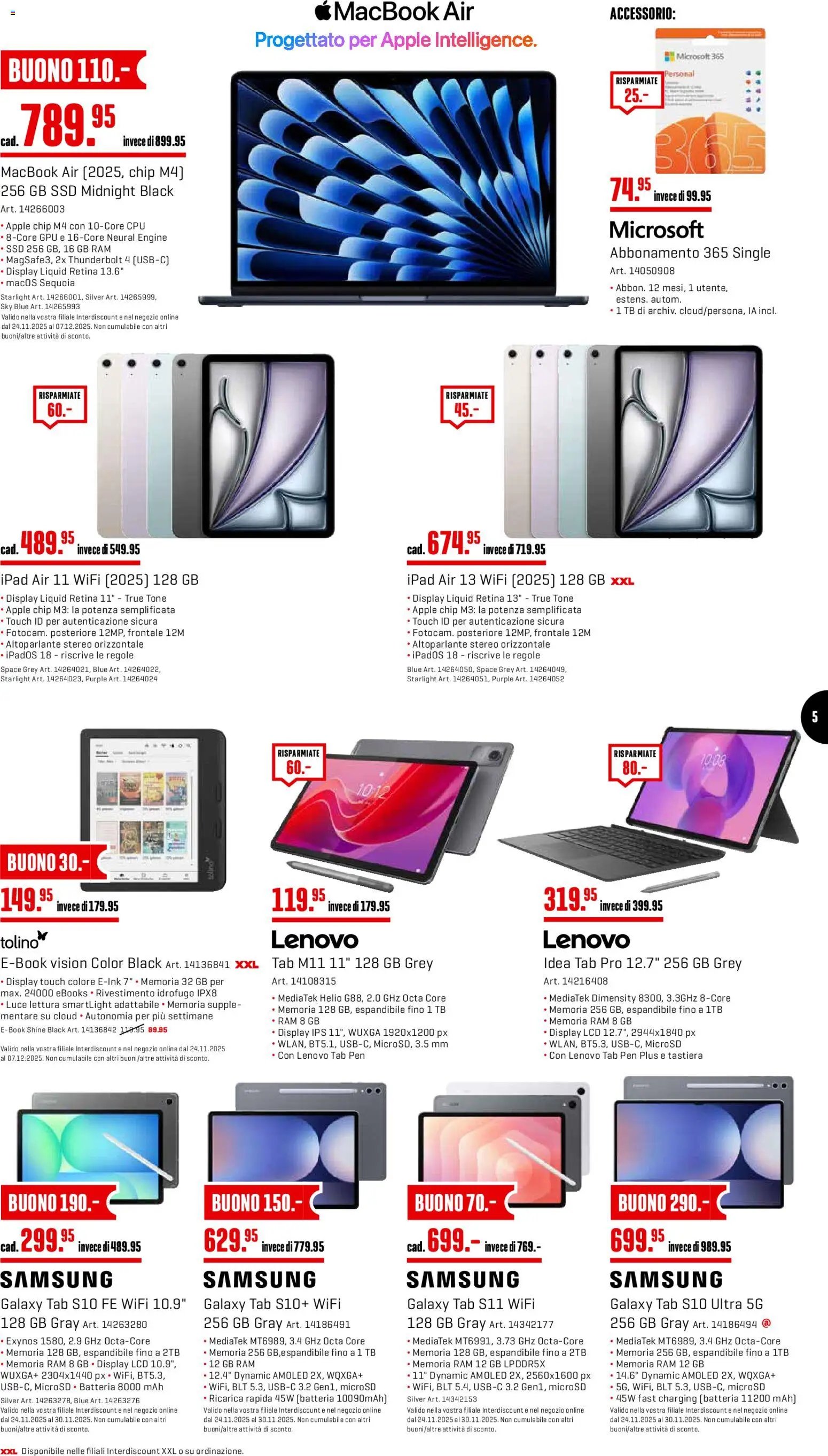 Interdiscount Black Friday IT (2025-11-24 - 2025-11-30) | 5