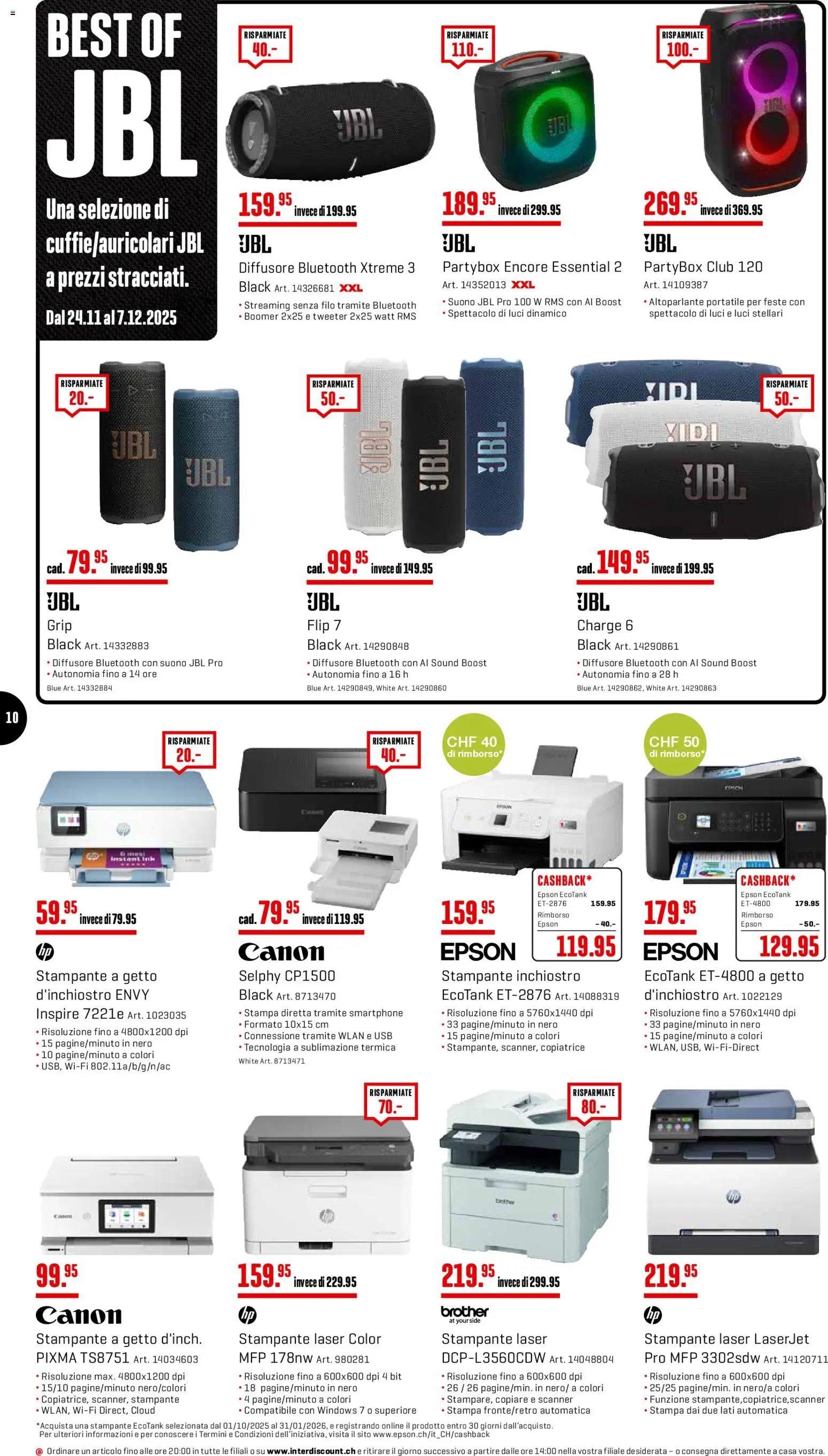 Interdiscount Black Friday IT (2025-11-24 - 2025-11-30) | 10