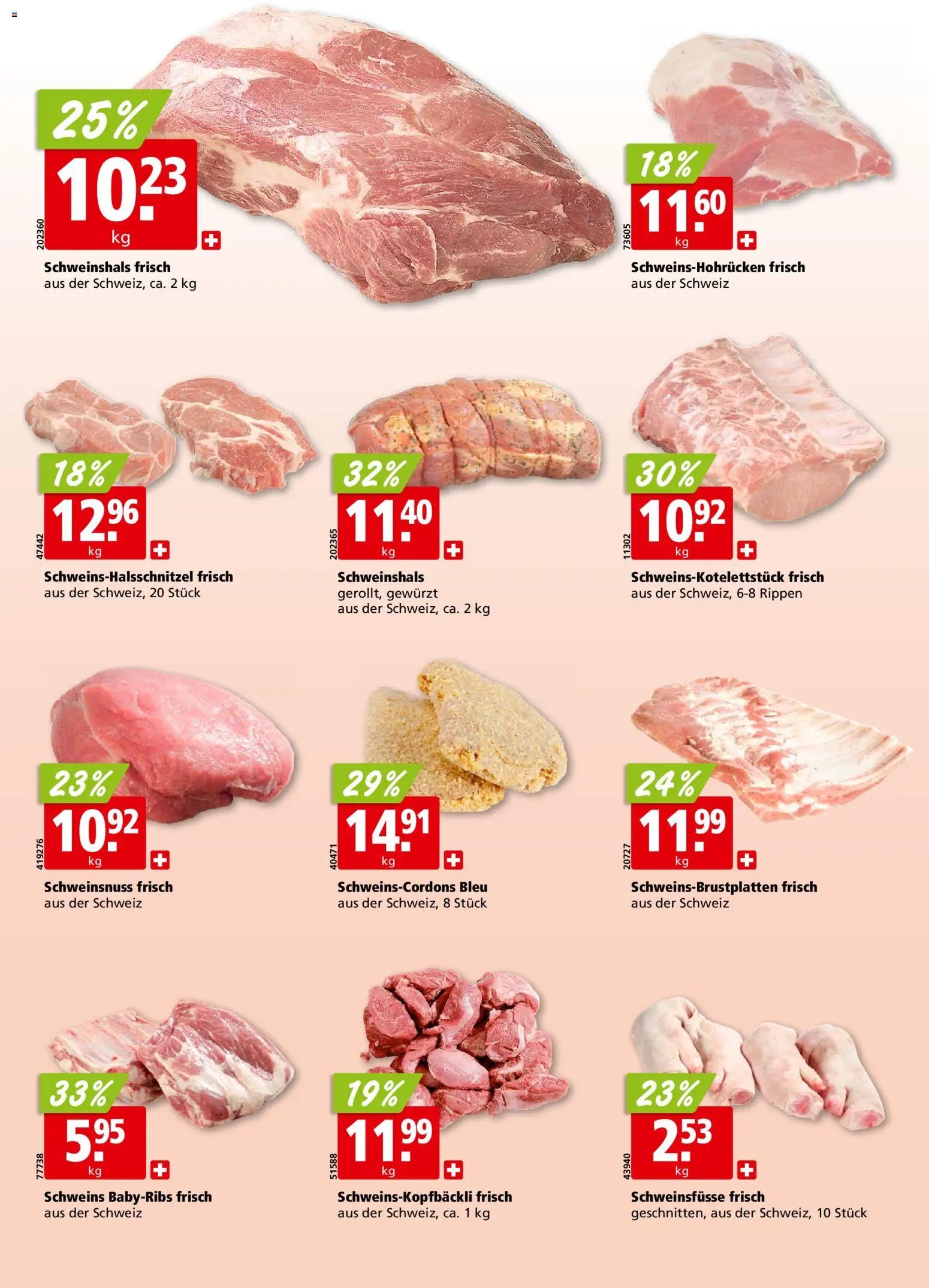 Aligro Aktionen Chavannes, Matran, Genf, Sitten (2025-12-08 - 2025-12-13) | 12