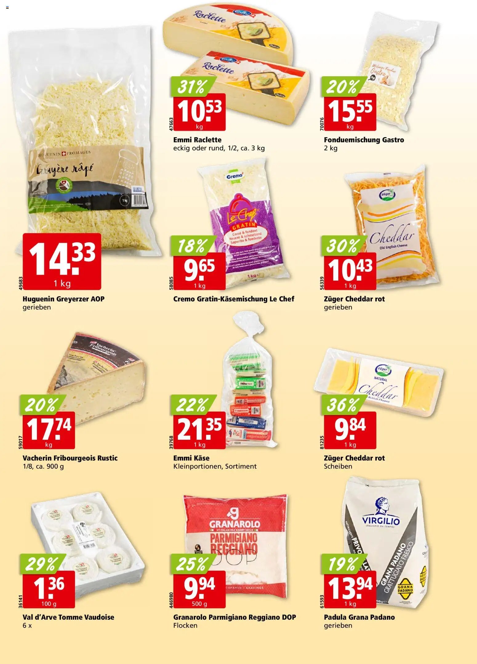 Aligro Aktionen Chavannes, Matran, Genf, Sitten (2025-12-08 - 2025-12-13) | 18