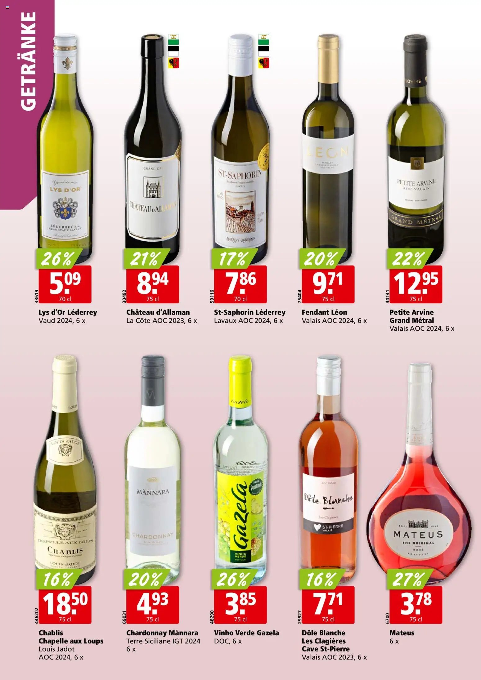 Aligro Aktionen Chavannes, Matran, Genf, Sitten (2025-12-08 - 2025-12-13) | 26