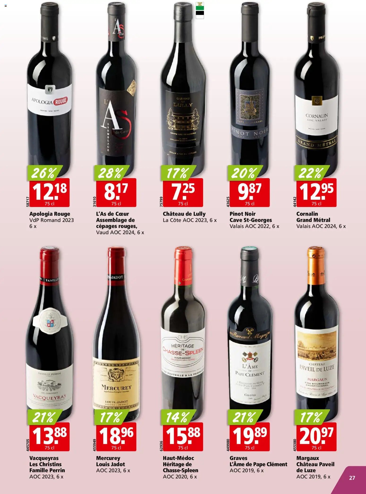 Aligro Aktionen Chavannes, Matran, Genf, Sitten (2025-12-08 - 2025-12-13) | 27