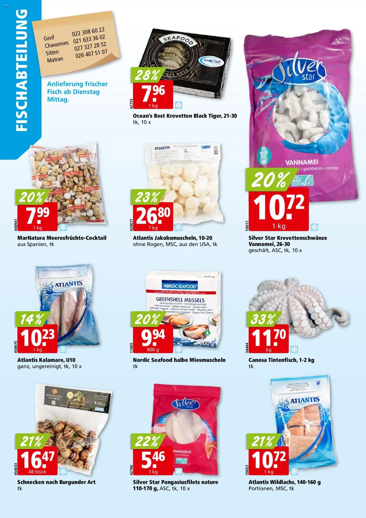 Aligro Aktionen Chavannes, Matran, Genf, Sitten (2025-12-08 - 2025-12-13) | 4