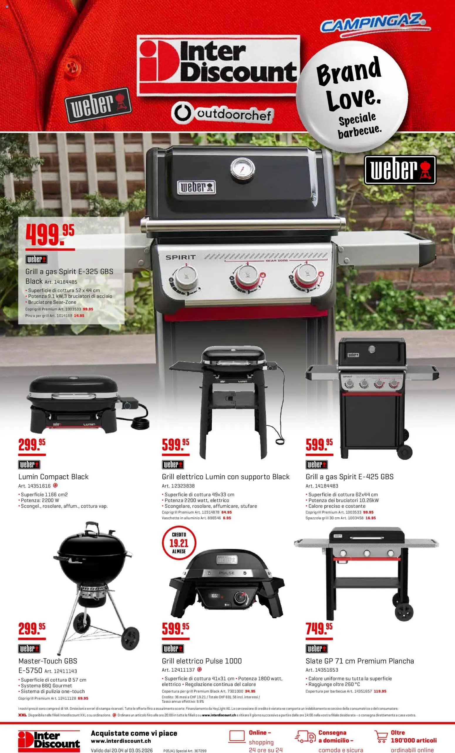 Interdiscount aktionen Grill und eScooter IT (2026-04-20 - 2026-05-03)