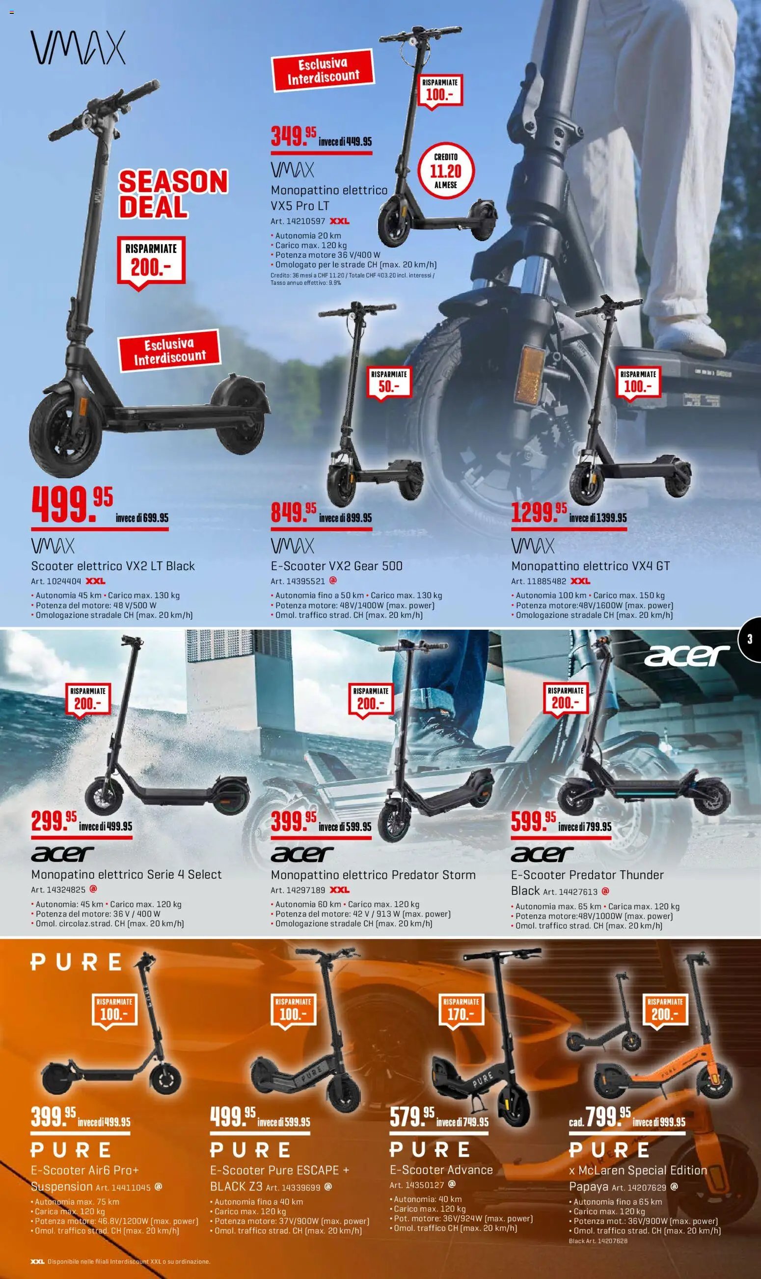 Interdiscount aktionen Grill und eScooter IT (2026-04-20 - 2026-05-03)