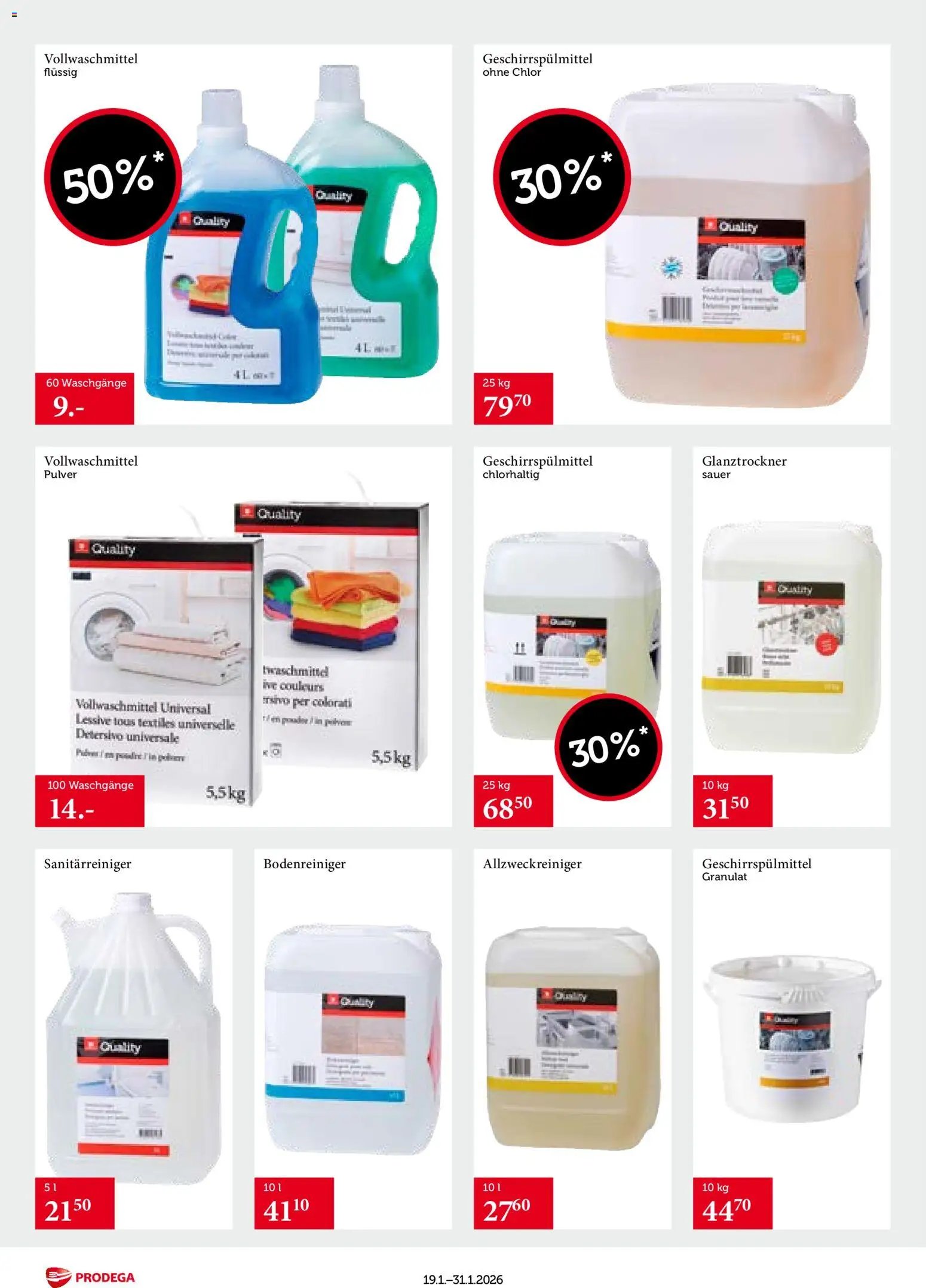Prodega Aktionen Transgourmet Quality (2026-01-19 - 2026-01-31) | 20