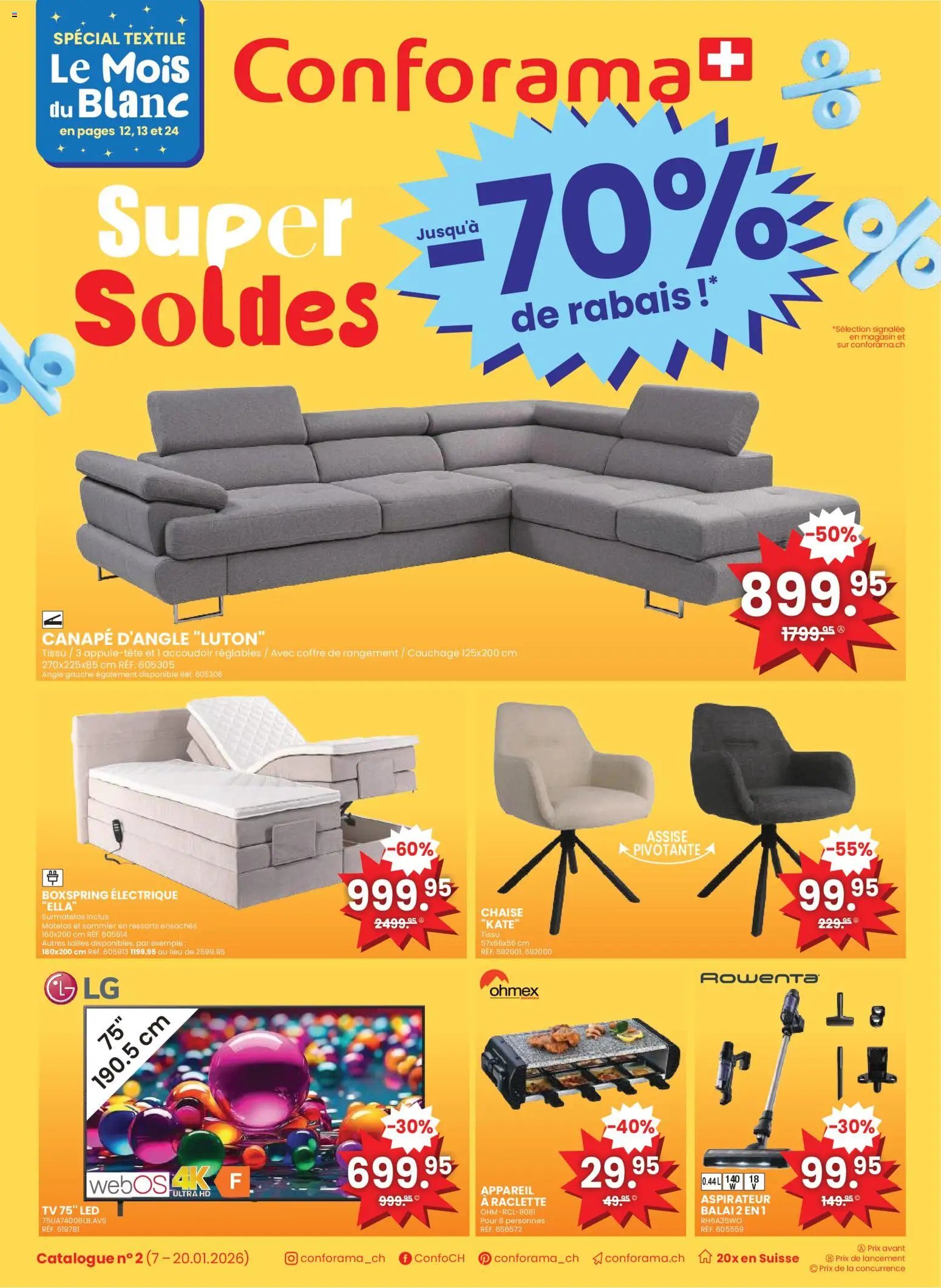 Conforama Aktionen FR (2026-01-07 - 2026-01-20) | 1