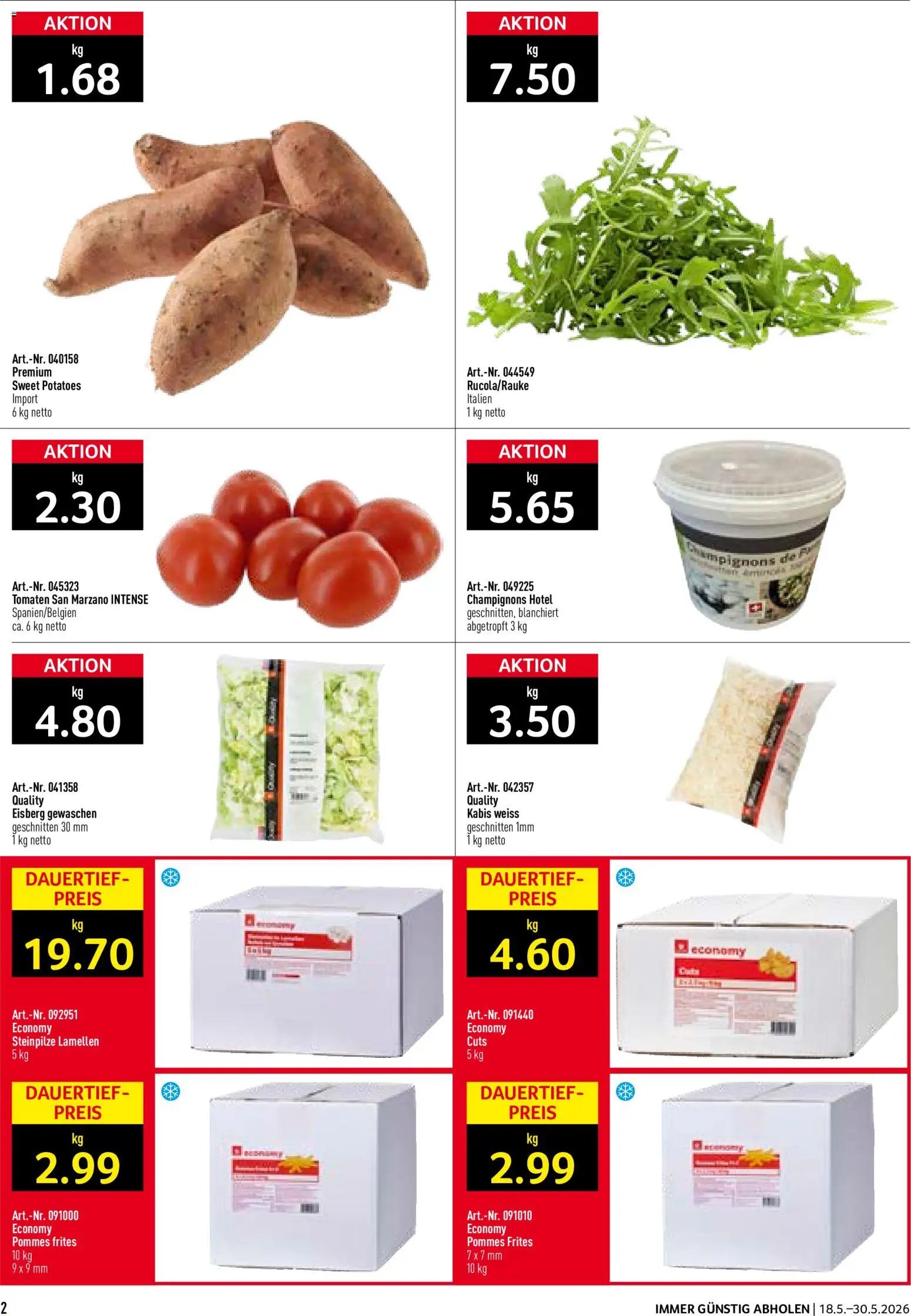 Prodega aktionen Take Away (2026-05-18 - 2026-05-30)