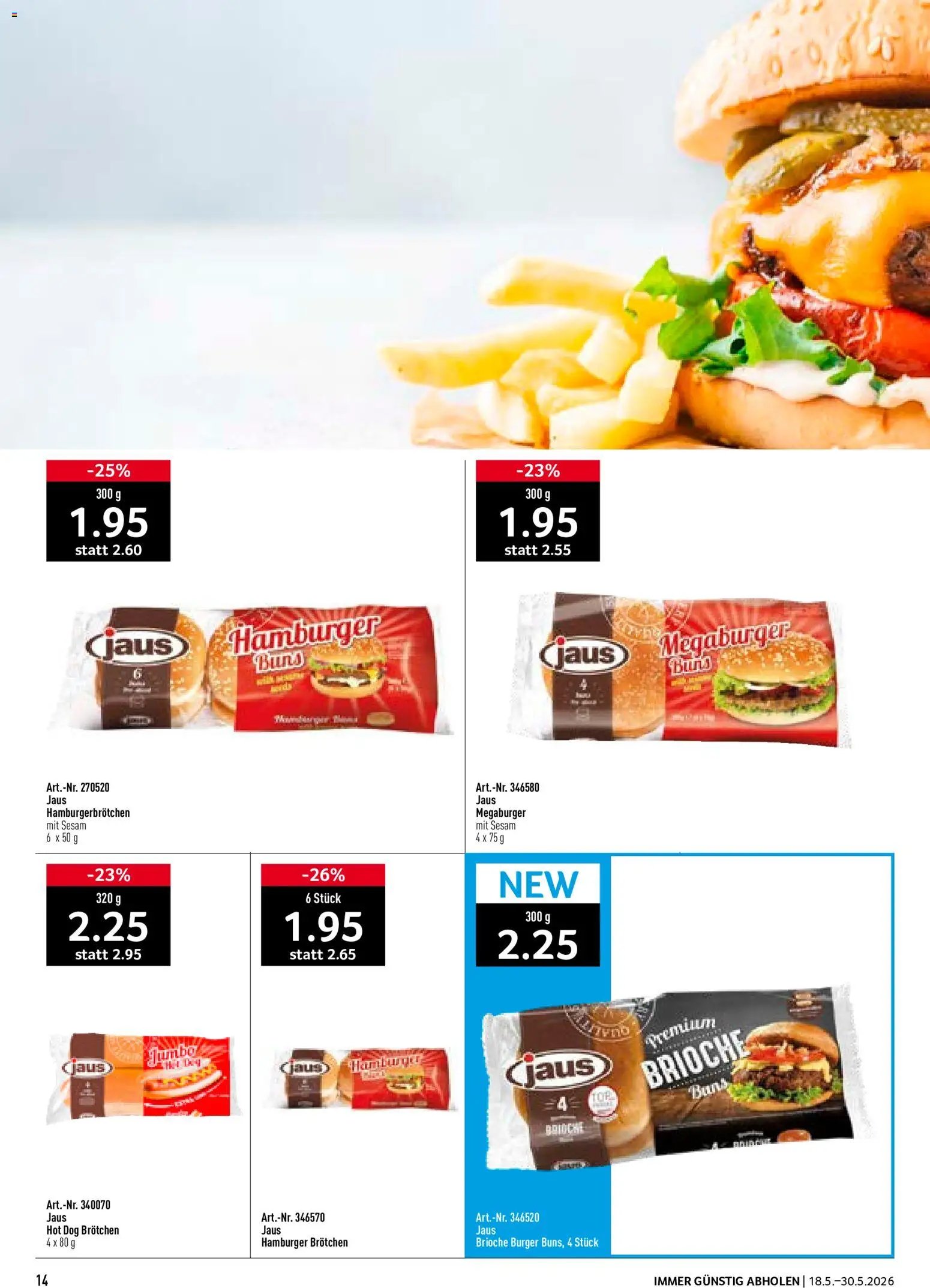 Prodega aktionen Take Away (2026-05-18 - 2026-05-30)