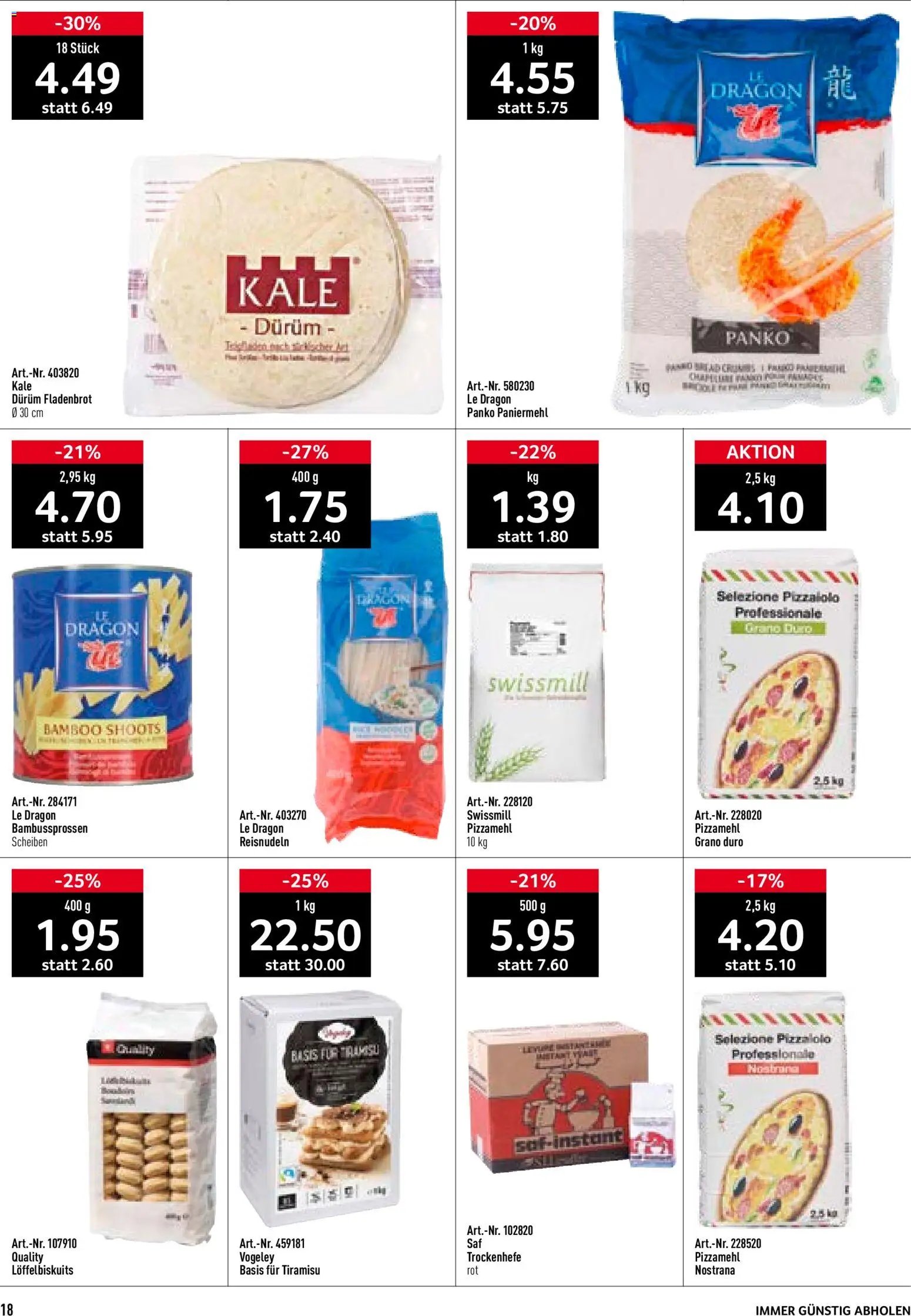 Prodega aktionen Take Away (2026-05-18 - 2026-05-30)