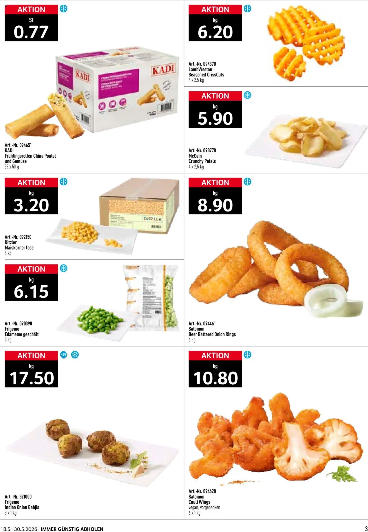 Prodega aktionen Take Away (2026-05-18 - 2026-05-30)
