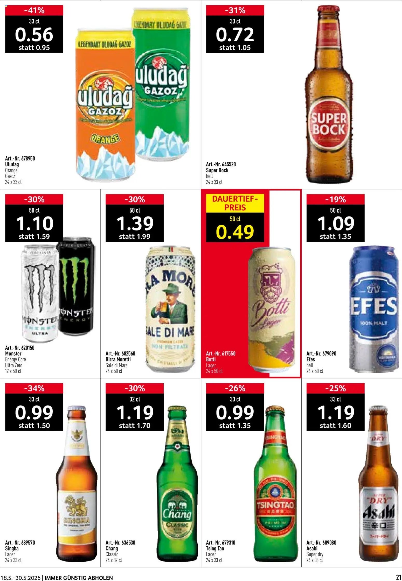 Prodega aktionen Take Away (2026-05-18 - 2026-05-30)