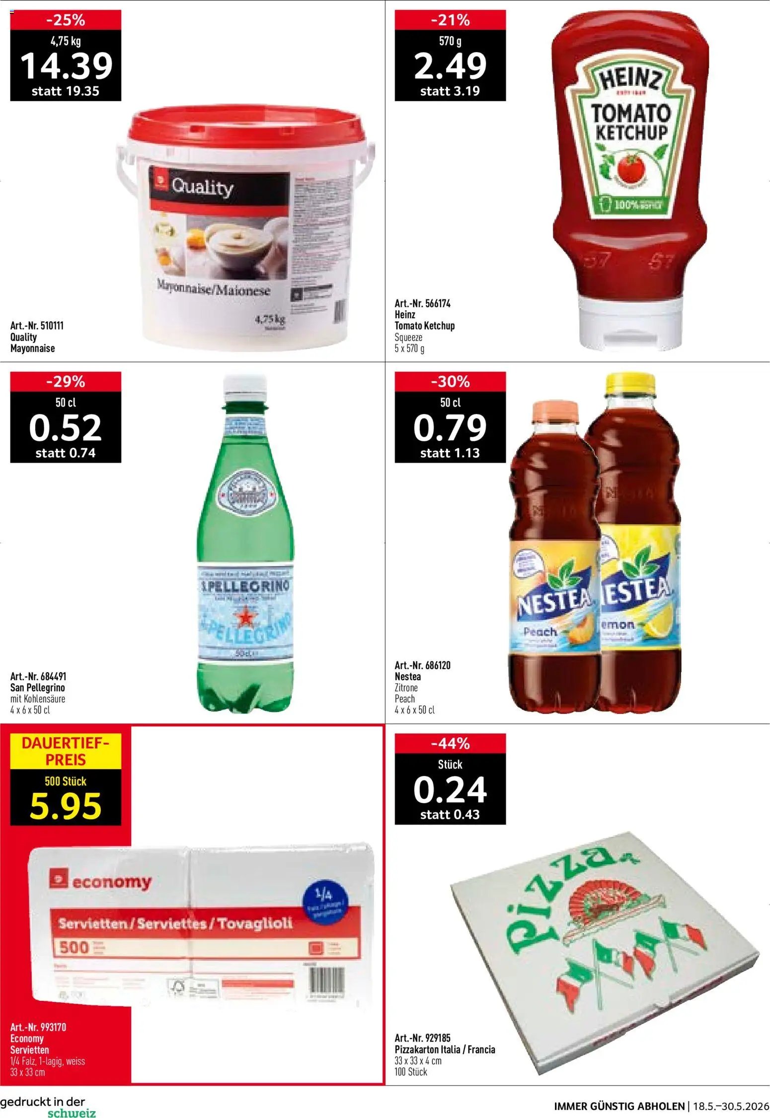 Prodega aktionen Take Away (2026-05-18 - 2026-05-30)
