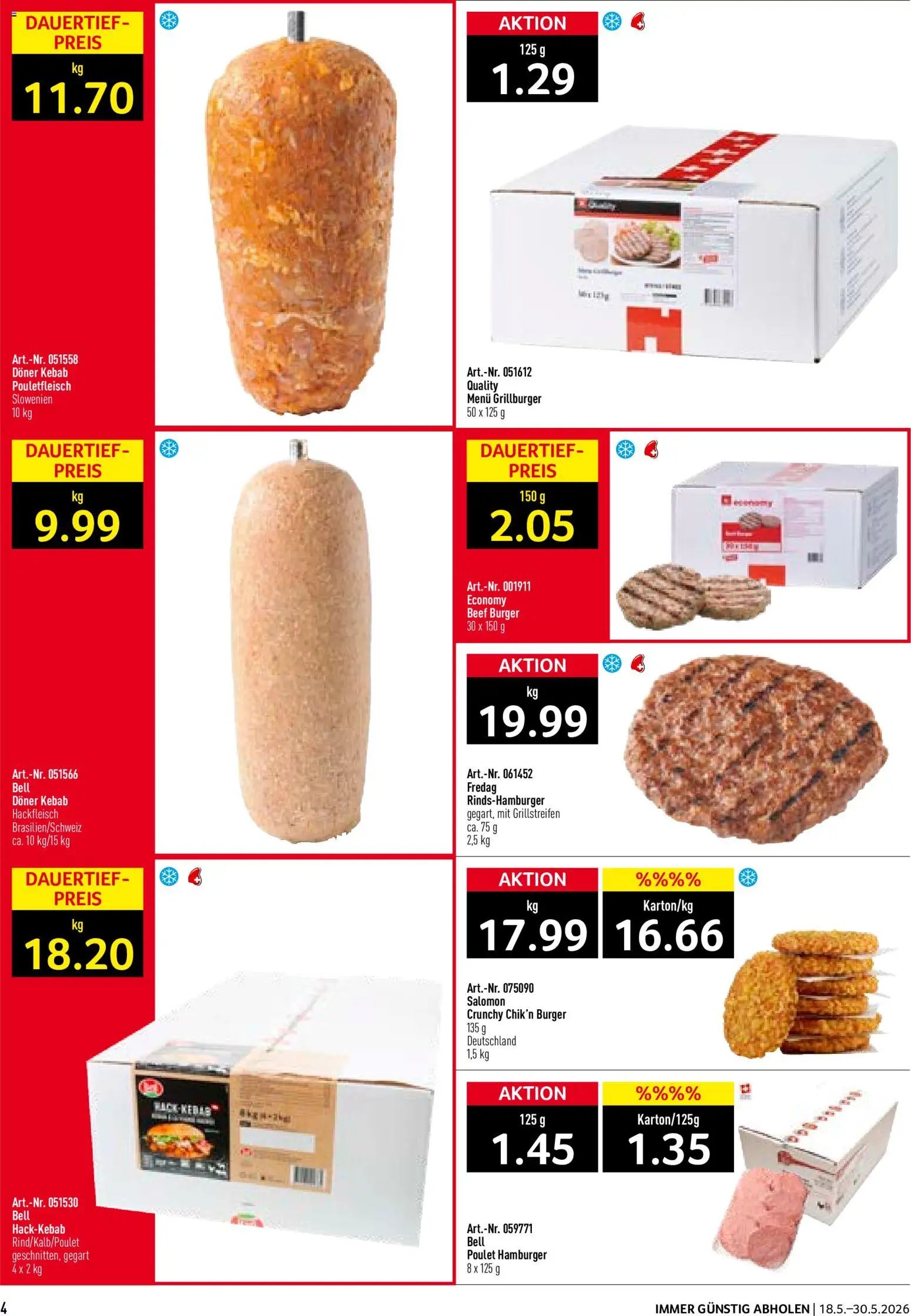 Prodega aktionen Take Away (2026-05-18 - 2026-05-30)