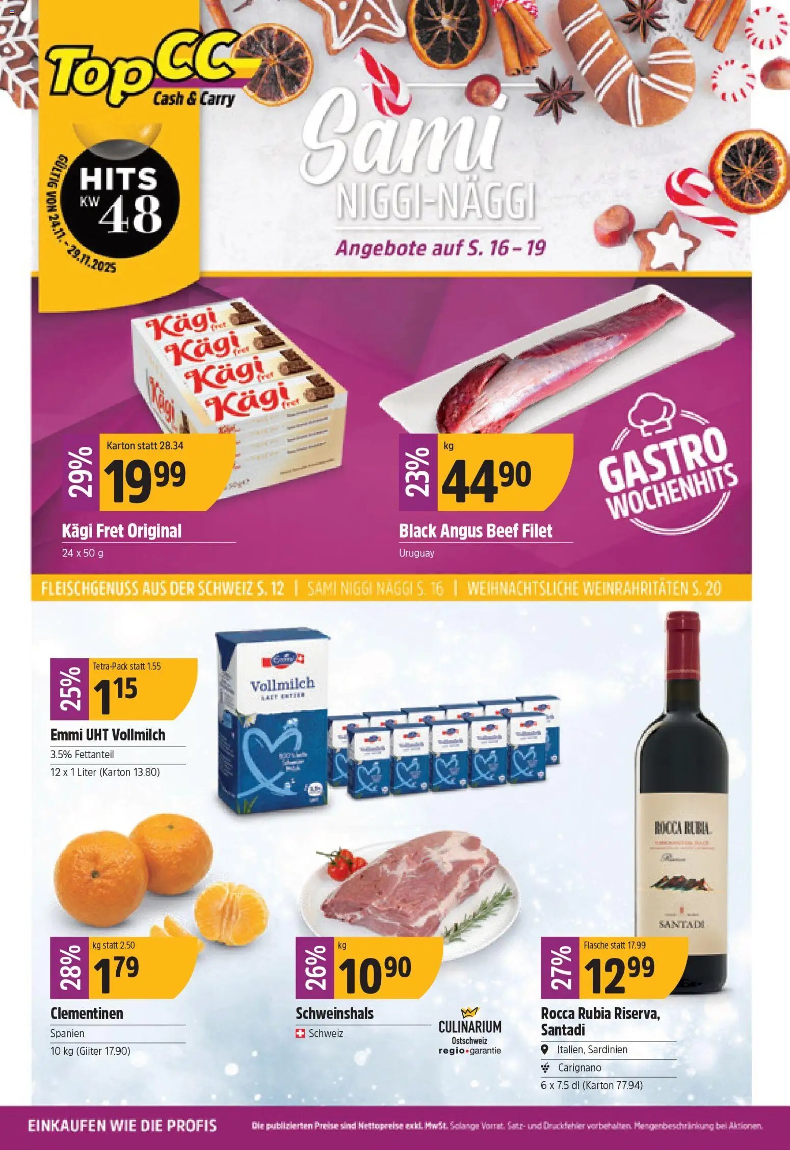 TopCC Aktionen (2025-11-24 - 2025-11-29) | 1