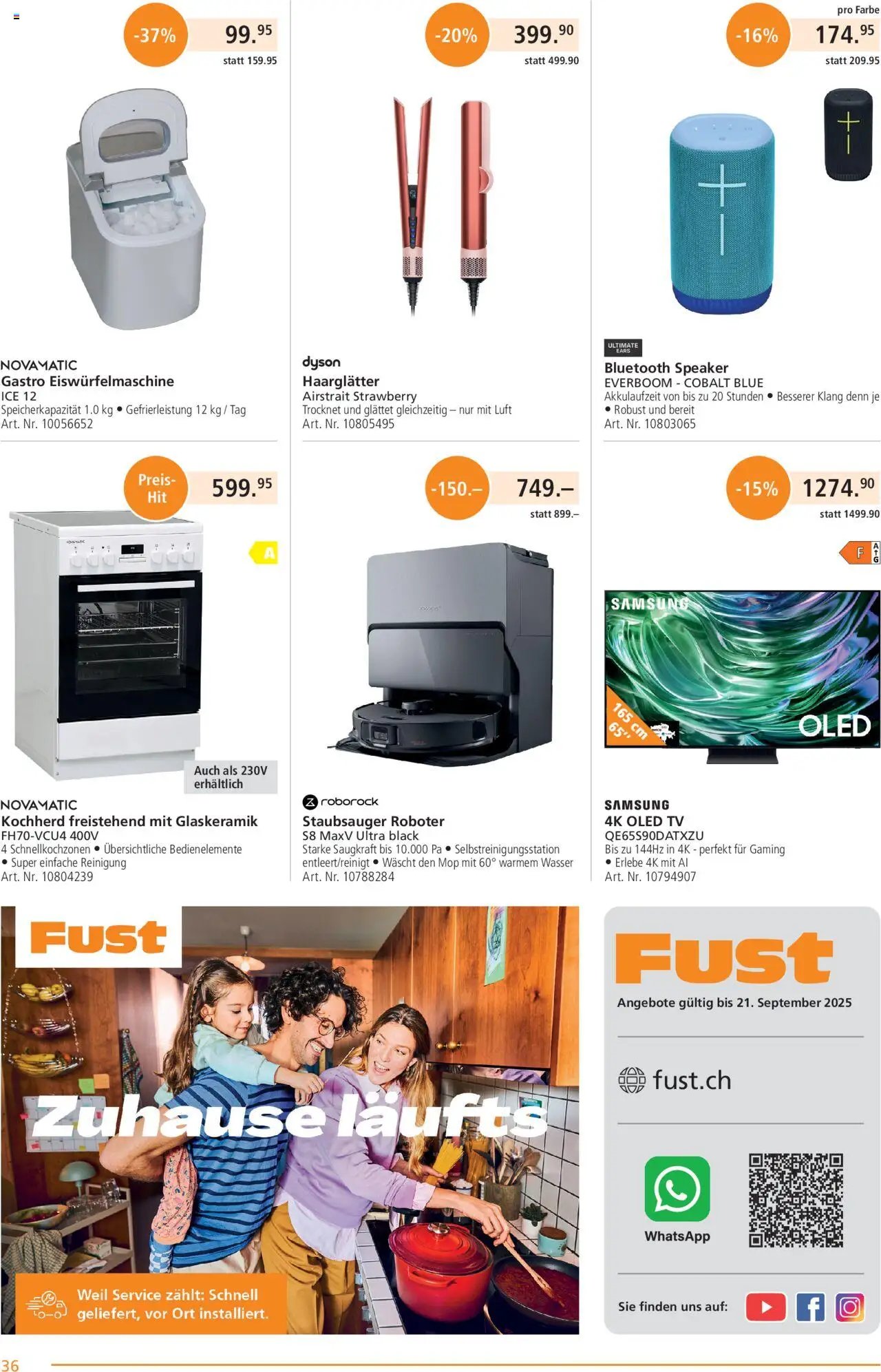 Fust Aktionen (2025-08-25 - 2025-09-21)