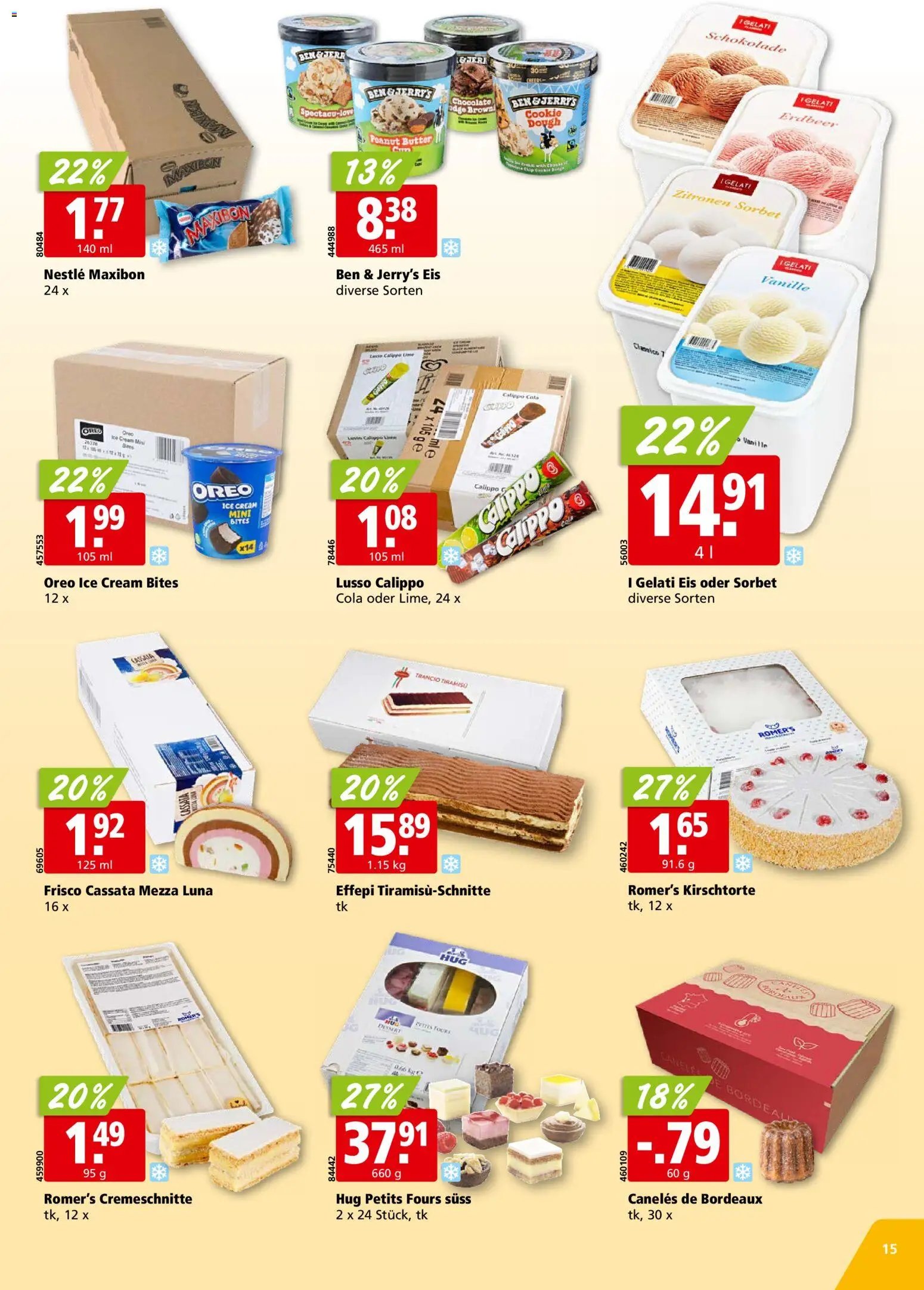 Aligro aktionen Chavannes, Matran, Genf, Sitten