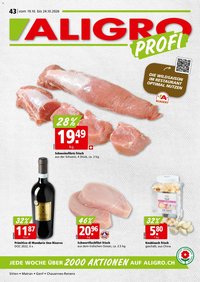 Aligro aktionen Chavannes, Matran, Genf, Sitten
