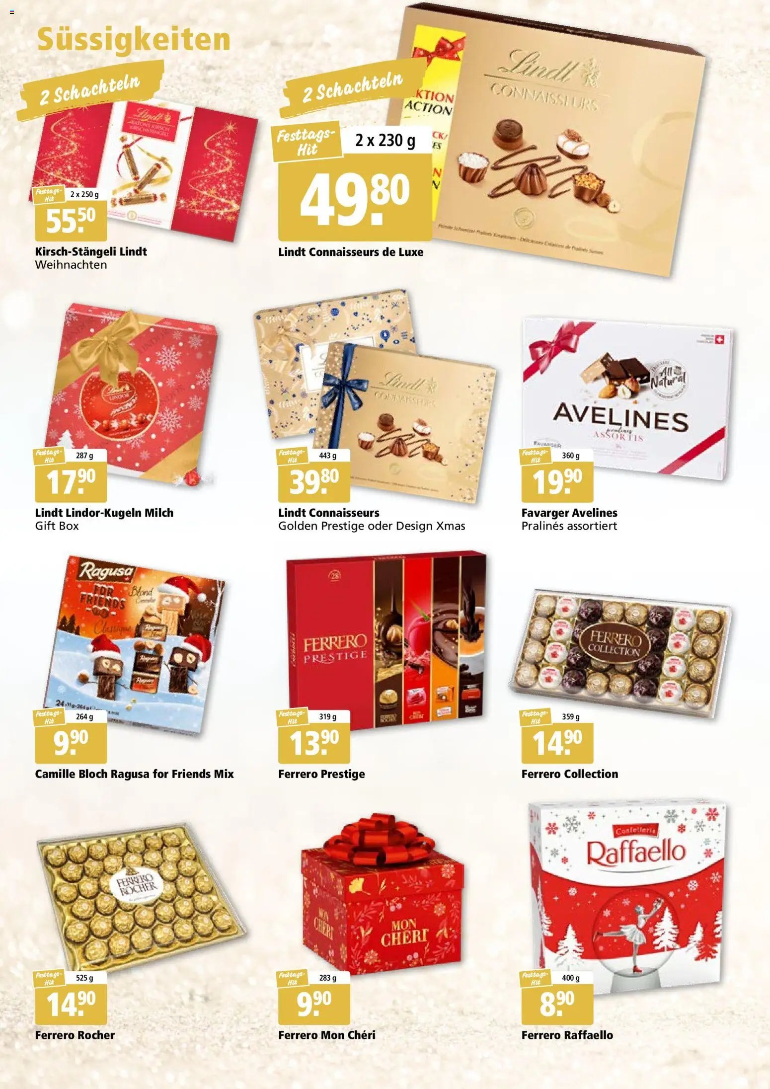 Aligro Aktionen Festtags-Hits Chavannes, Matran, Genf, Sitten (2025-11-03 - 2025-11-15)