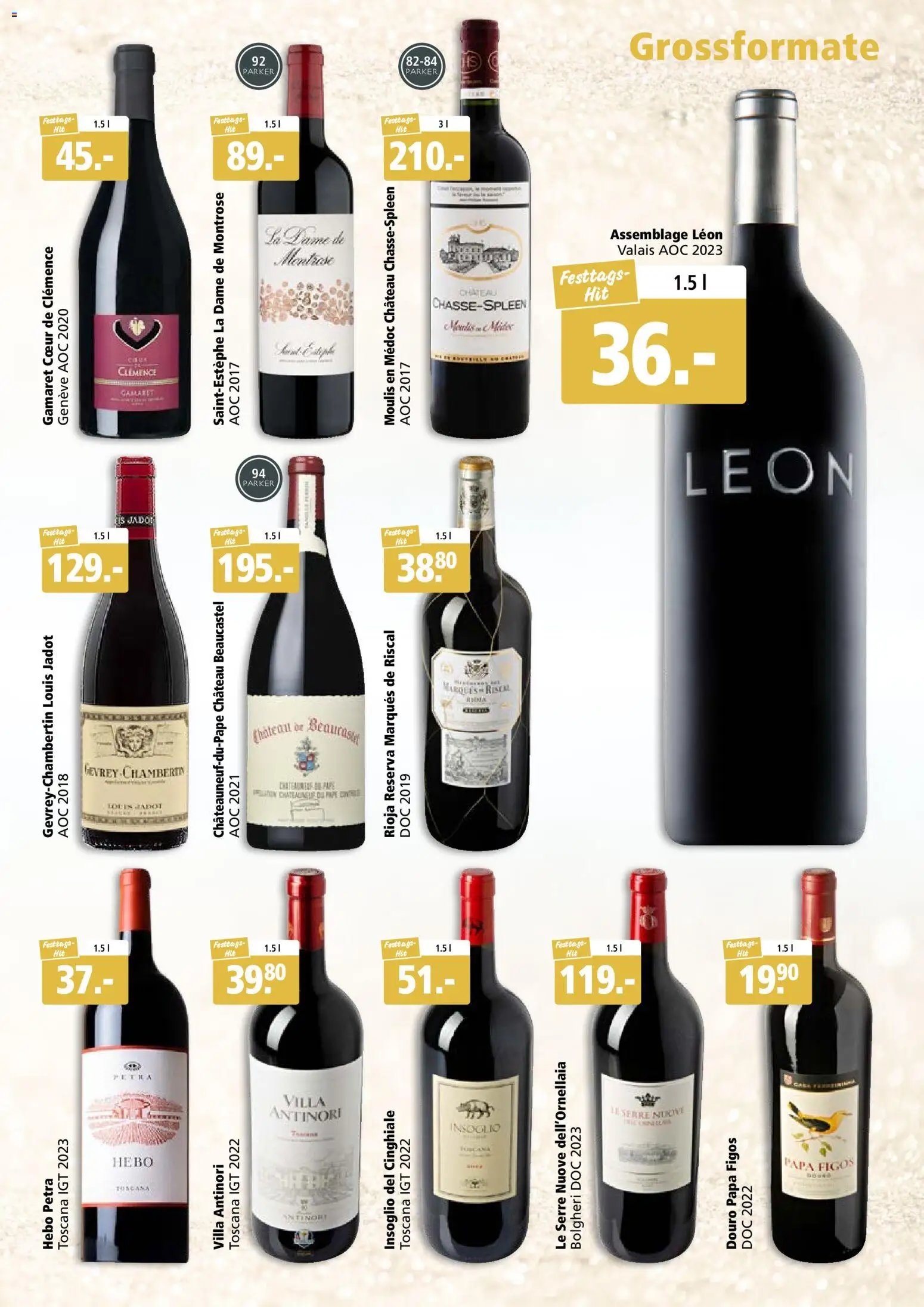 Aligro Aktionen Festtags-Hits Chavannes, Matran, Genf, Sitten (2025-11-03 - 2025-11-15)