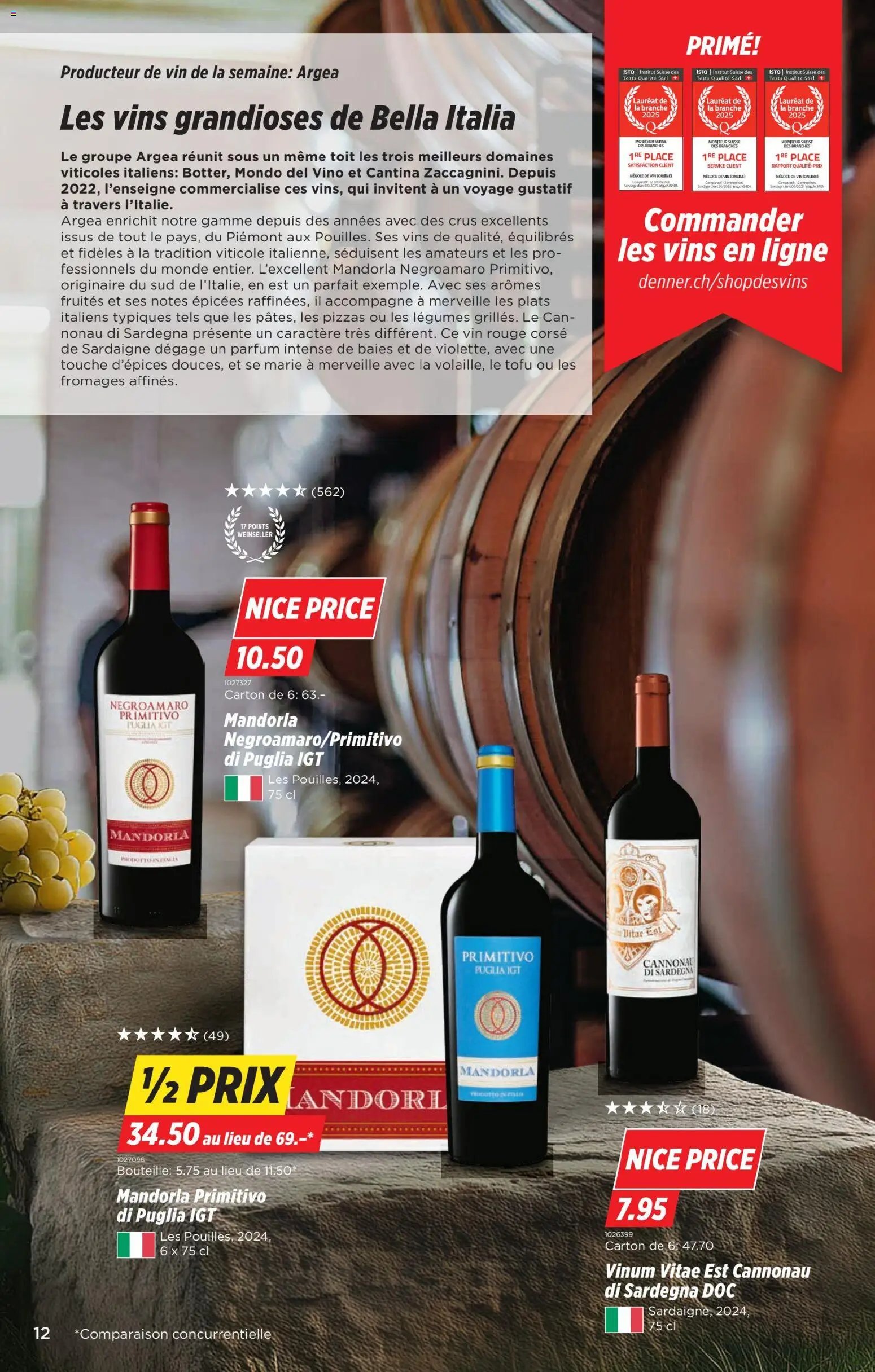 Denner Aktionen FR (2026-01-06 - 2026-01-12) | 12